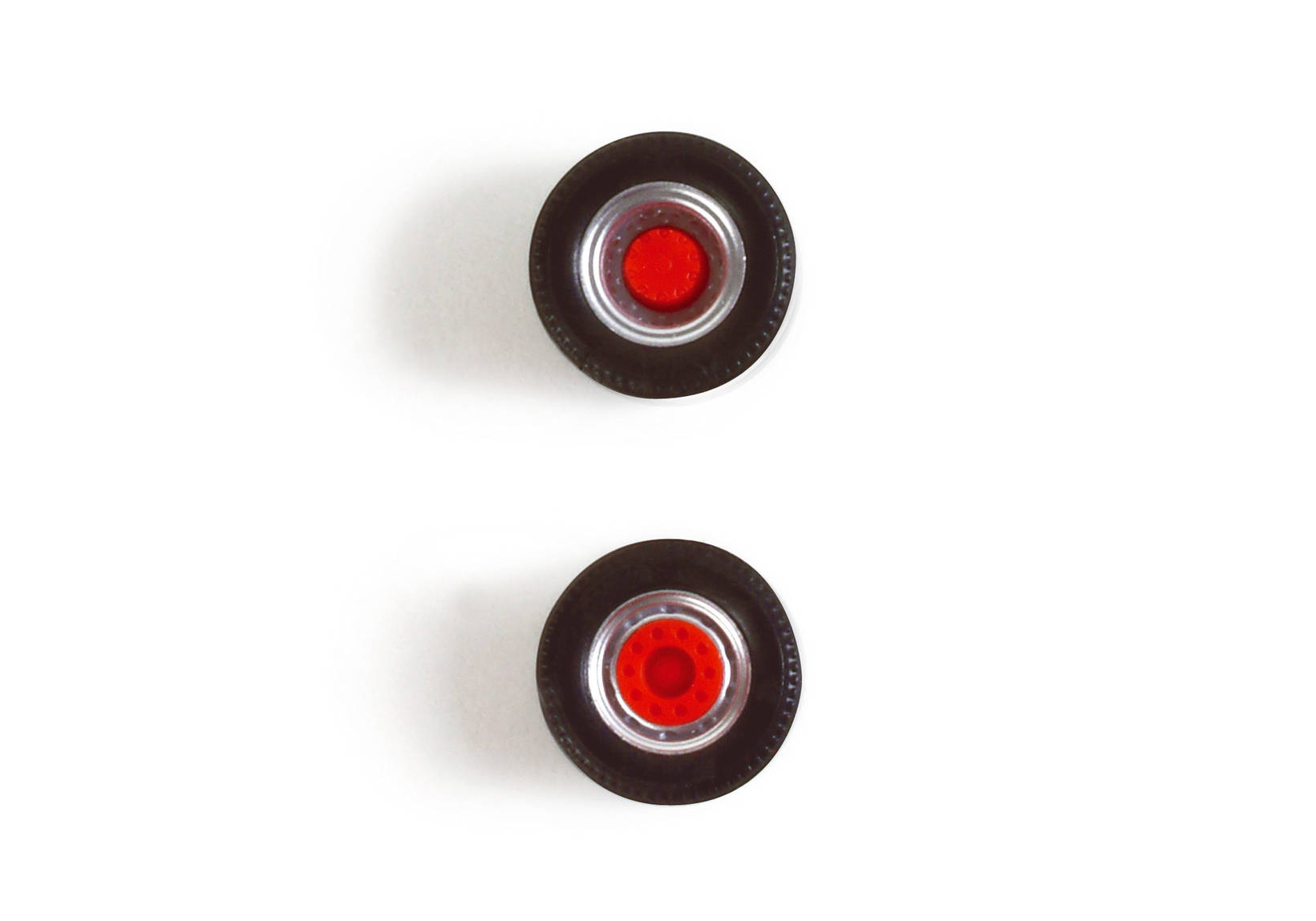 Radsätze für Zugmaschinen, silber/rot