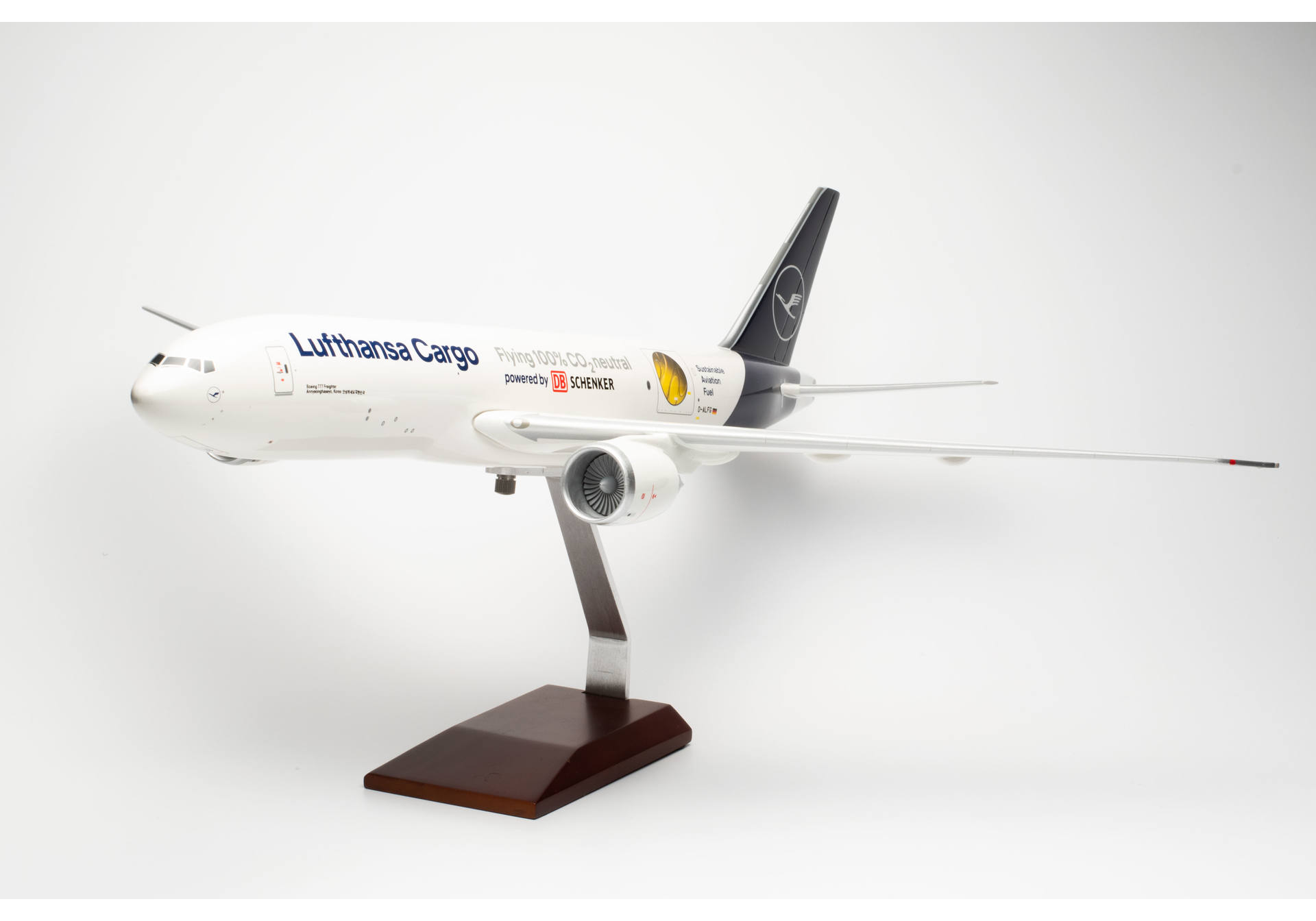 Lufthansa Cargo Boeing 777F “Sustainable Fuel - Powered by DB Schenker”