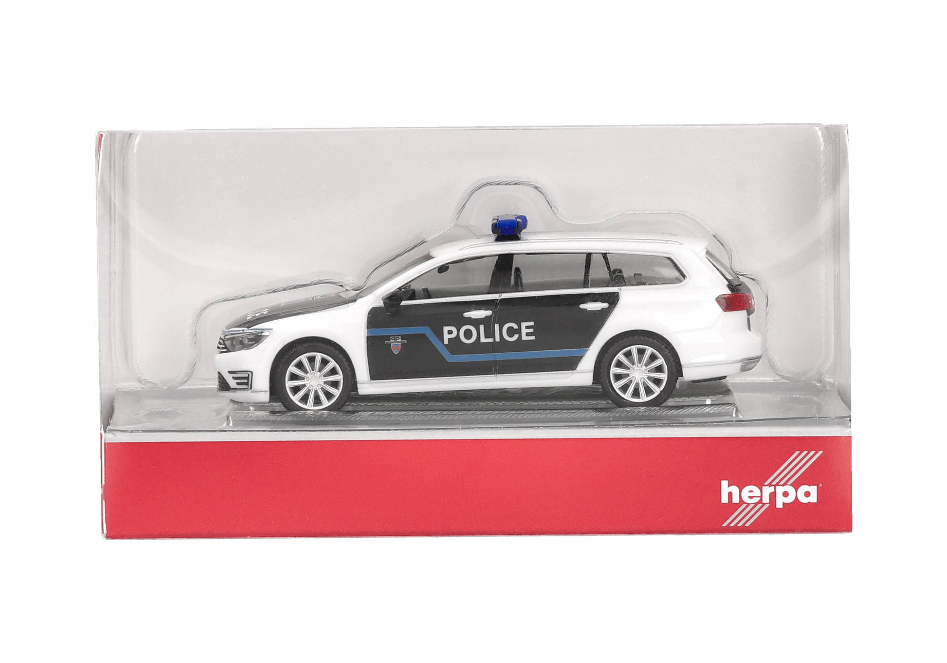 police car, toy car, diecast, white, blue stripe