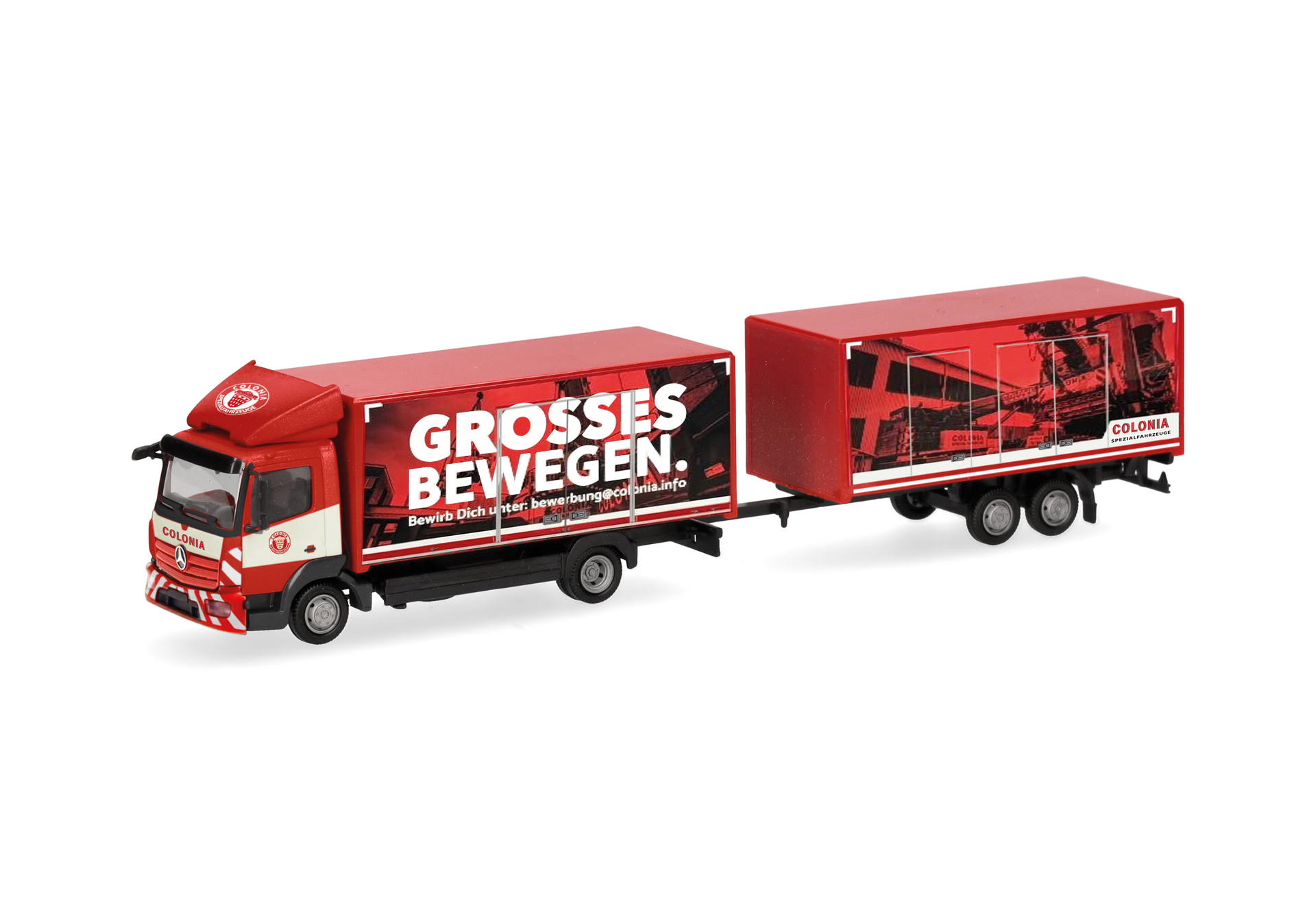 Mercedes-Benz Atego 13 Koffer-Hängerzug "Colonia"