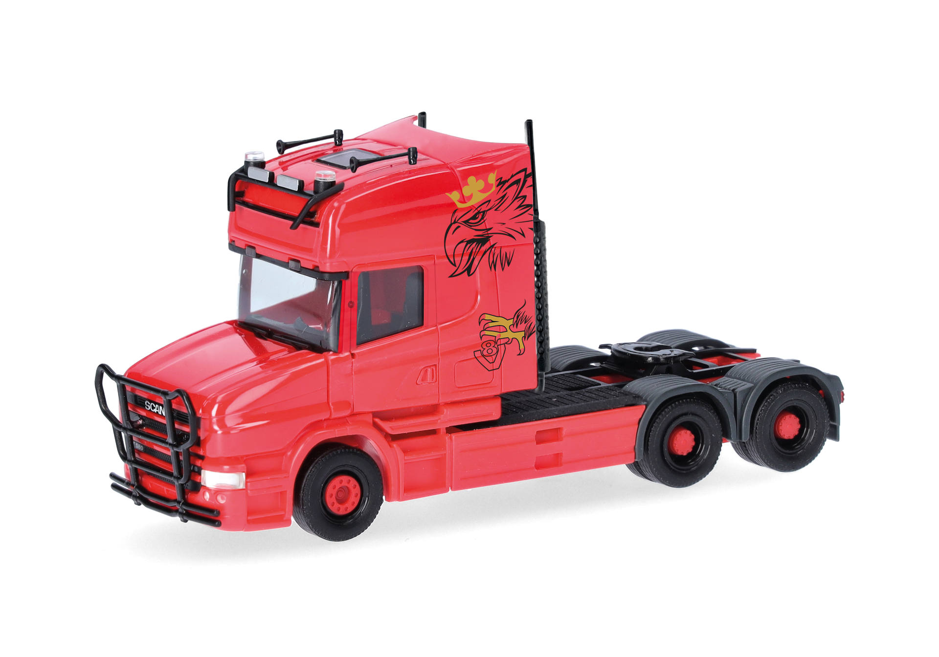 Scania Hauber 04 Topline rigid tractor 3axles (6x4), red