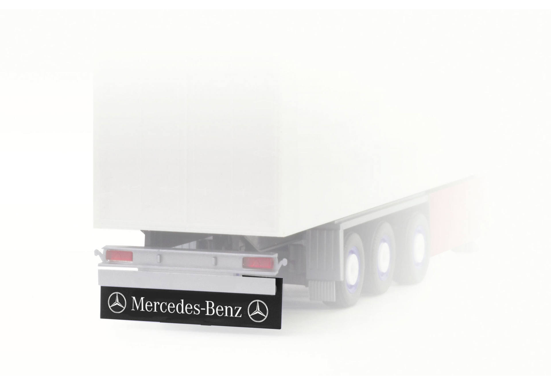 Accessory Rear splash flap for trailer and trucks "Mercedes-Benz" (8 pieces)