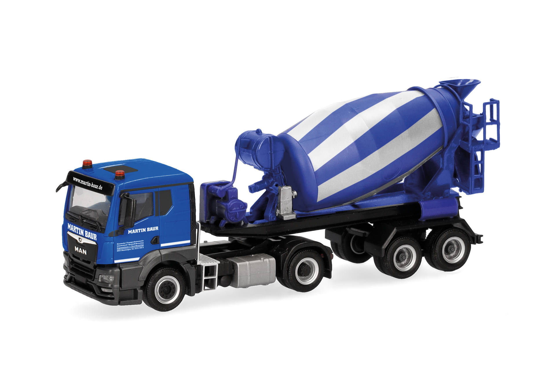 MAN TGS TN Betonmischer-Sattelzug "Martin Baur"