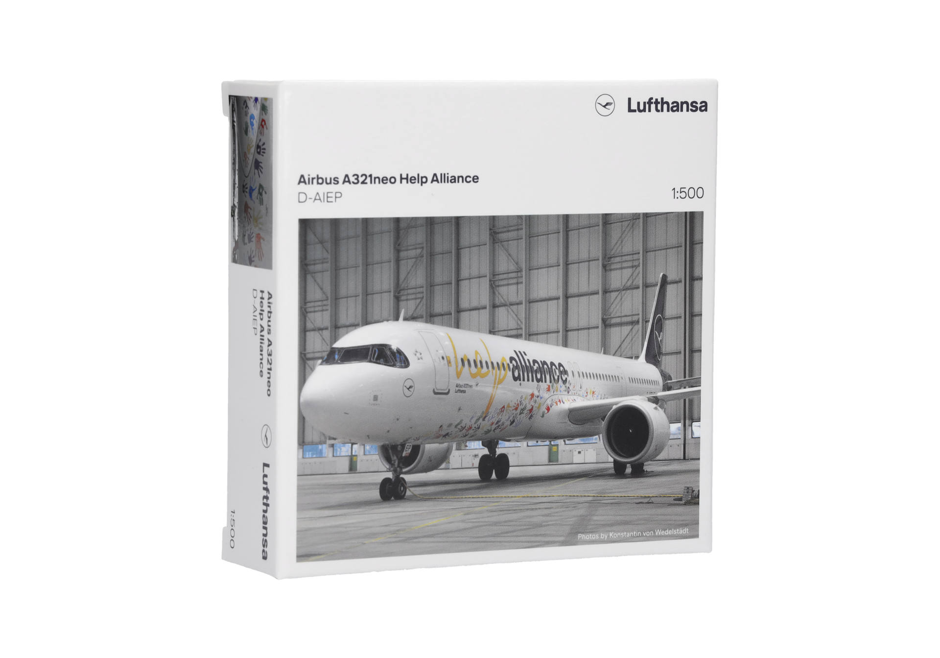 aircraft model, A321neo, Lufthansa, airplane box, scale model