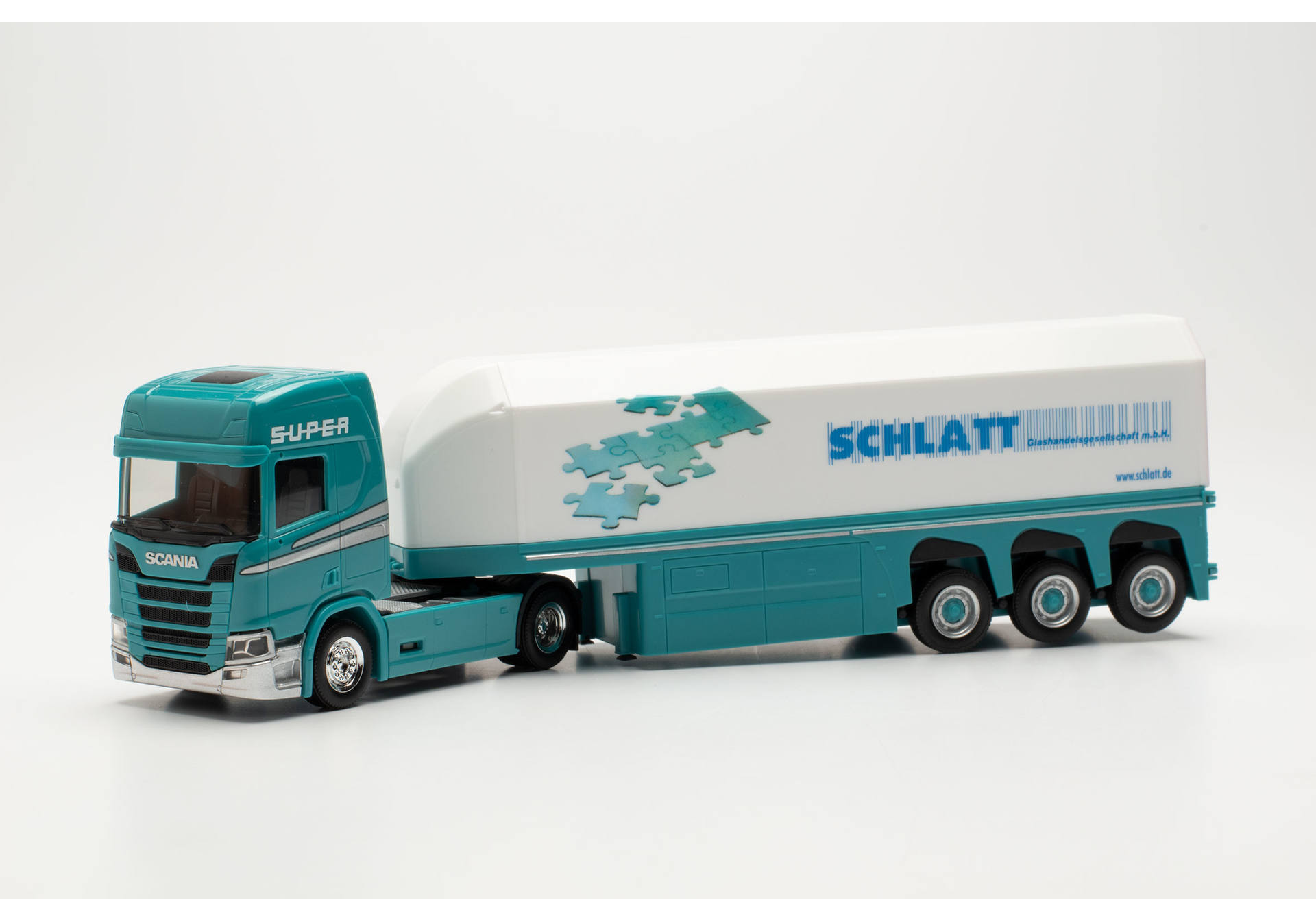 Scania CS 20 high roof inloader semitrailer truck “Schlatt”