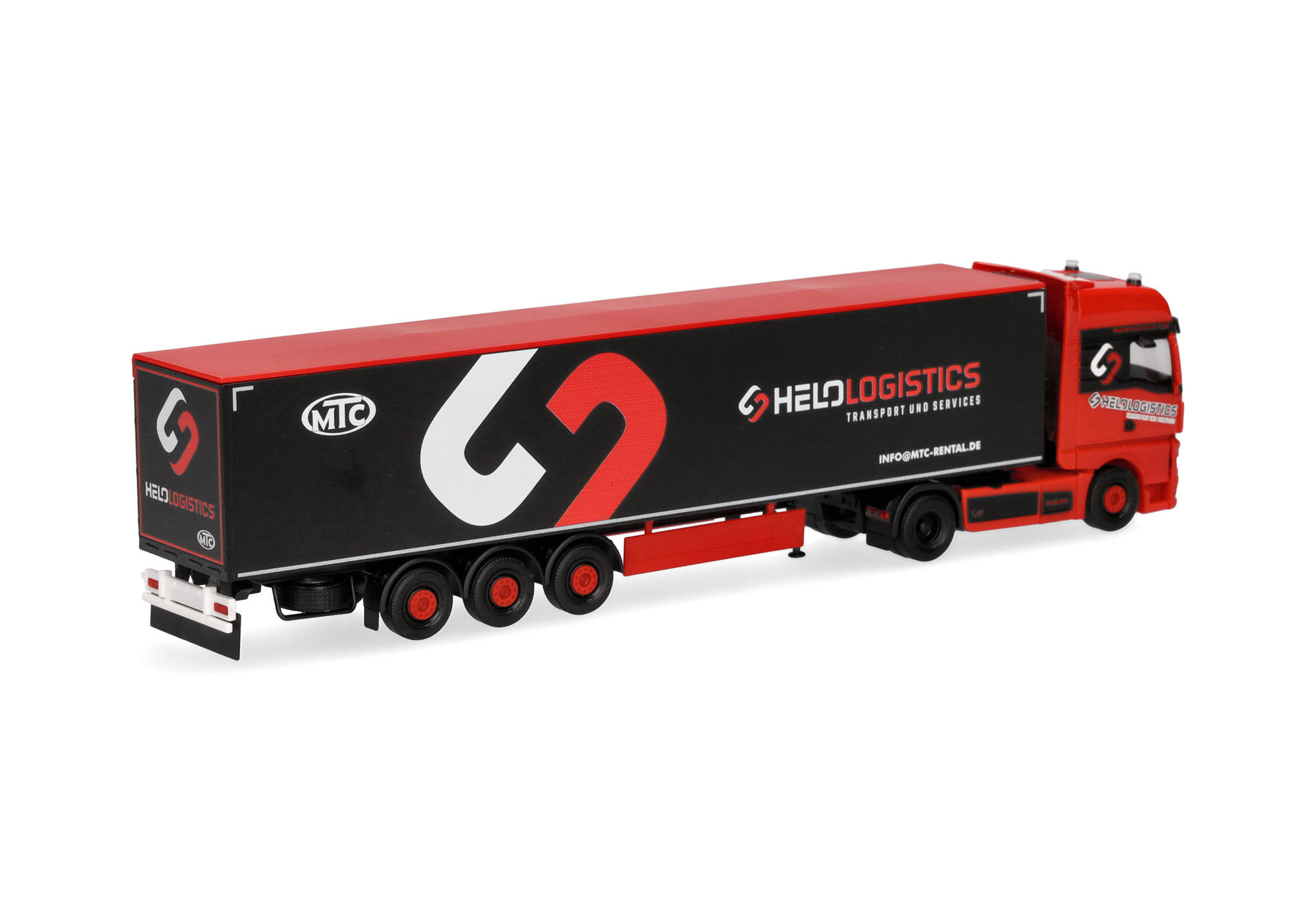 MAN TGX GX Schubboden-Sattelzug "Helo-Logistik"