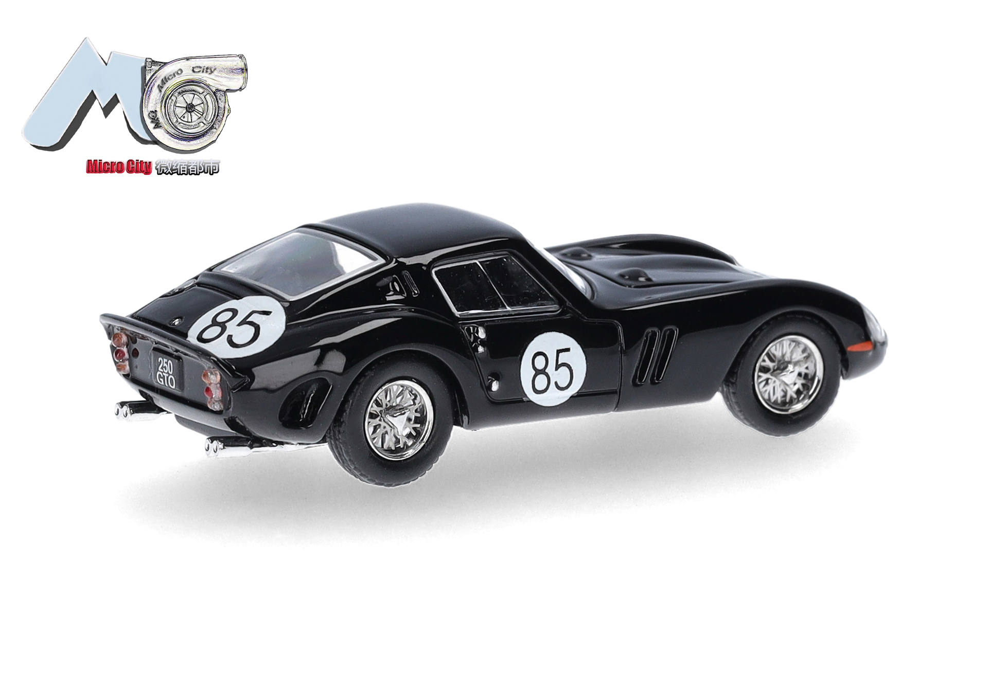 Diecast-Auto, Modellauto, schwarzes Auto, Rennwagen, Nummer-85
