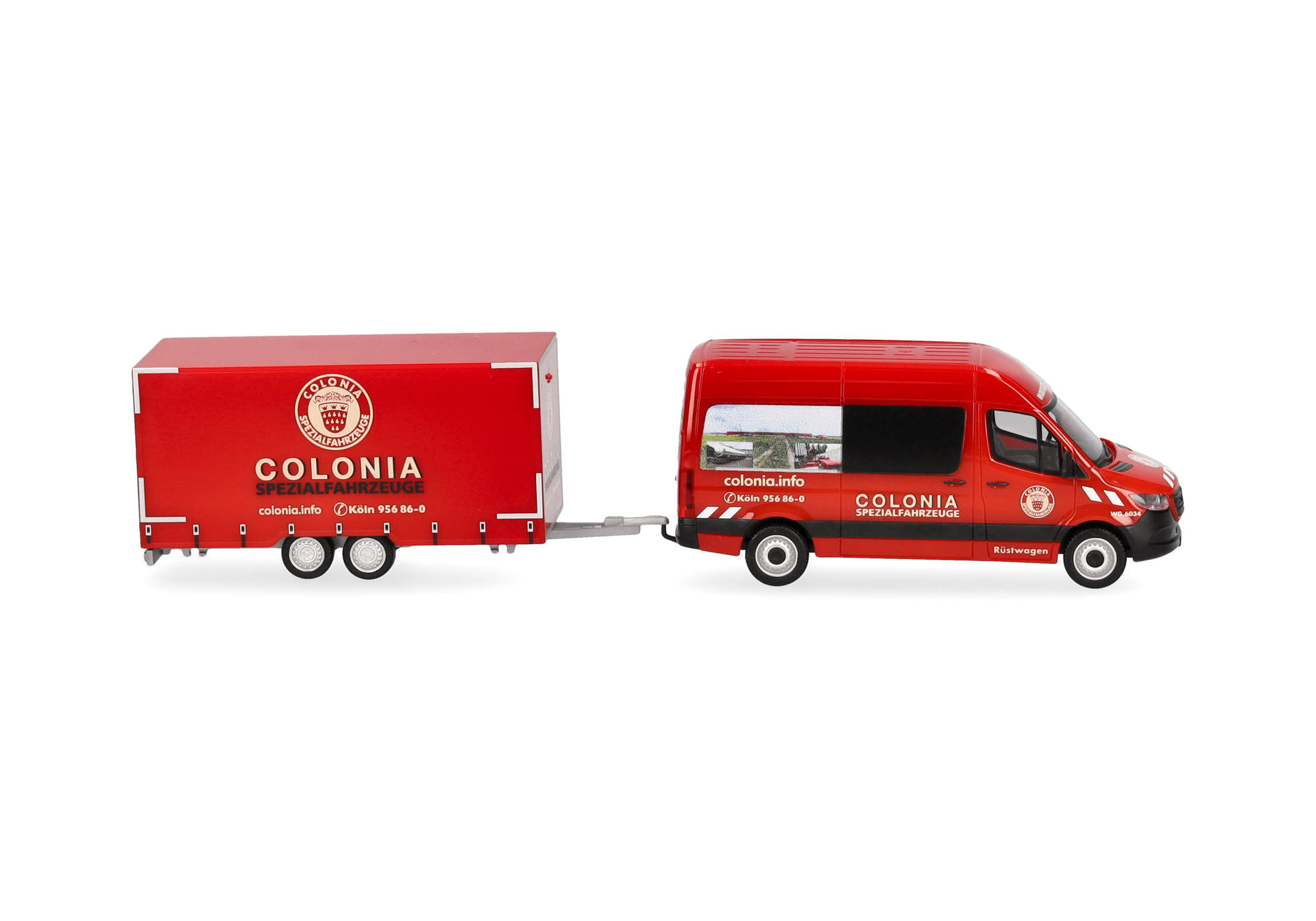 Mercedes-Benz Sprinter '18 Halbbus Hochdach mit Tandemhänger "Colonia"