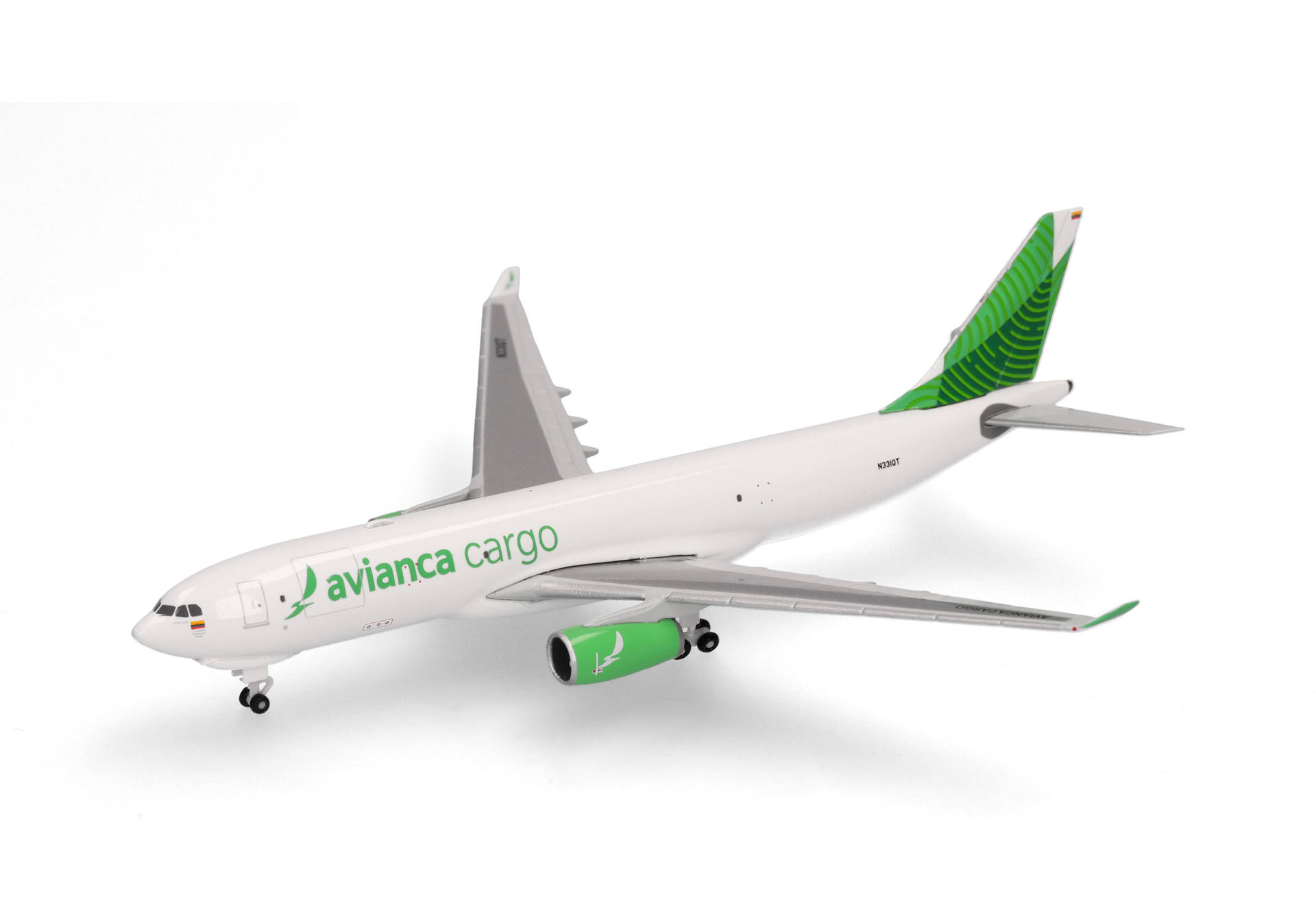 airplane, aircraft, cargo, jet, green livery