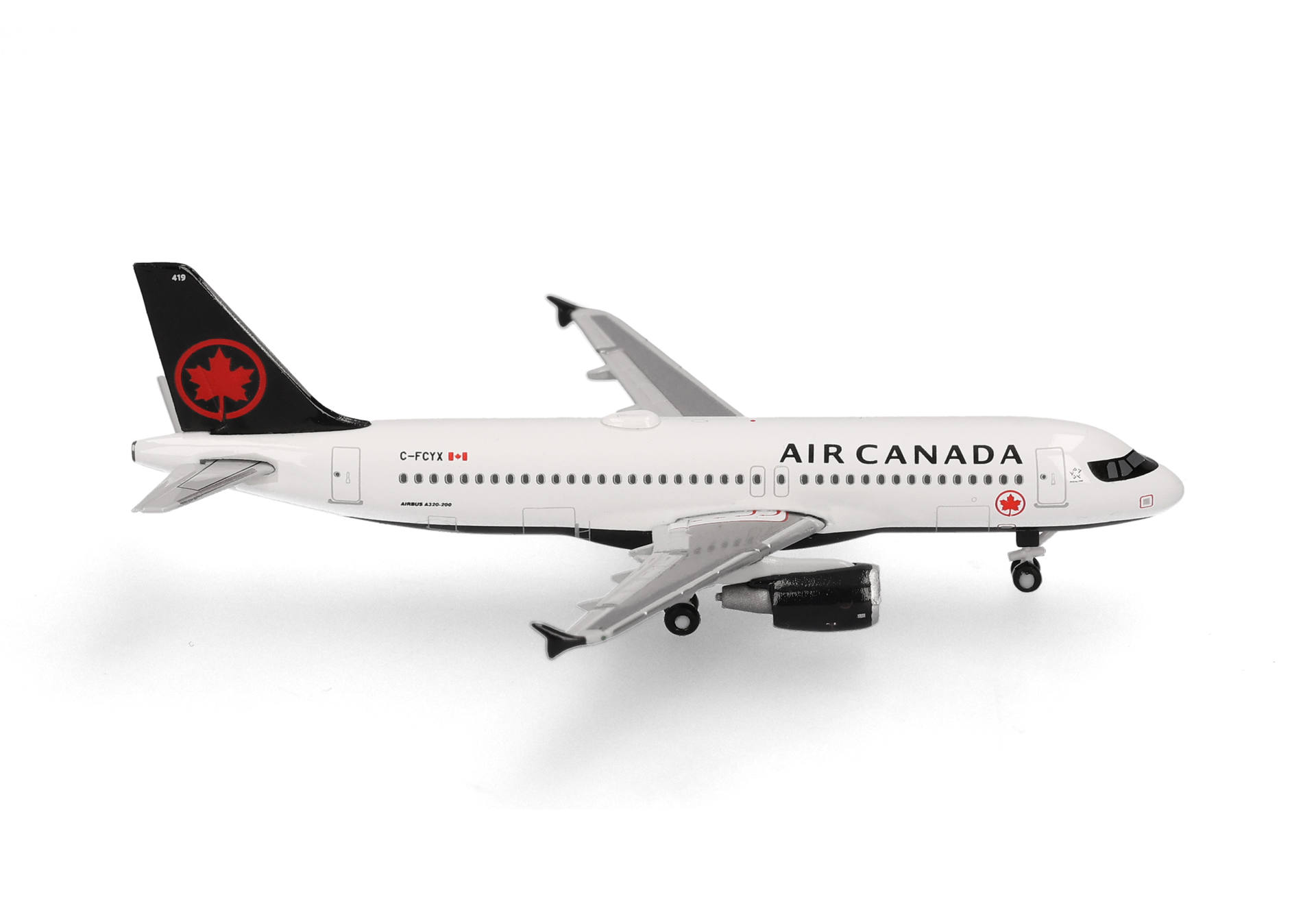 Flugzeug, Passagierflugzeug, Air Canada, Kanada-Flagge, Schwanzlogo