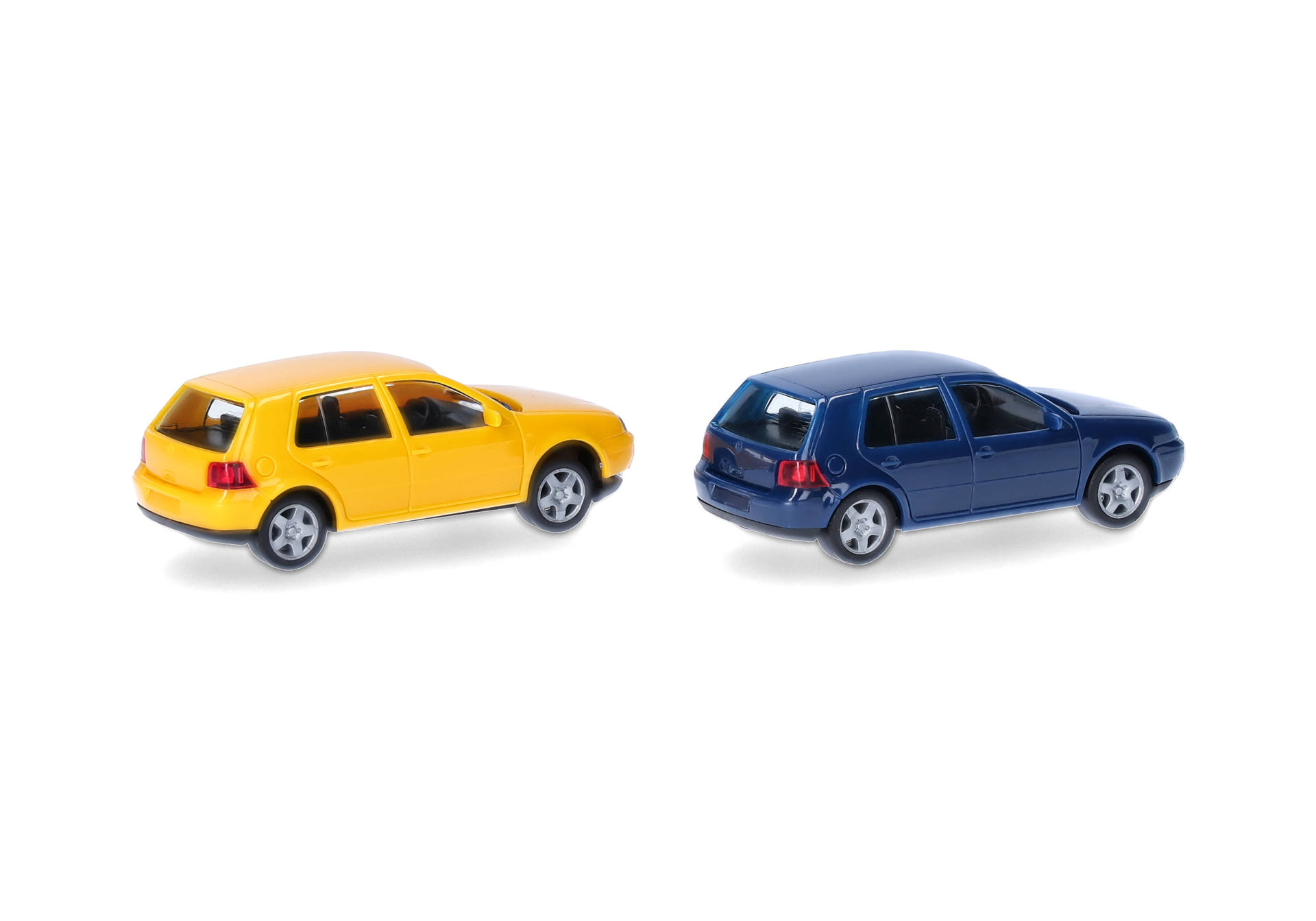 toy car, die-cast, yellow, blue, set of two