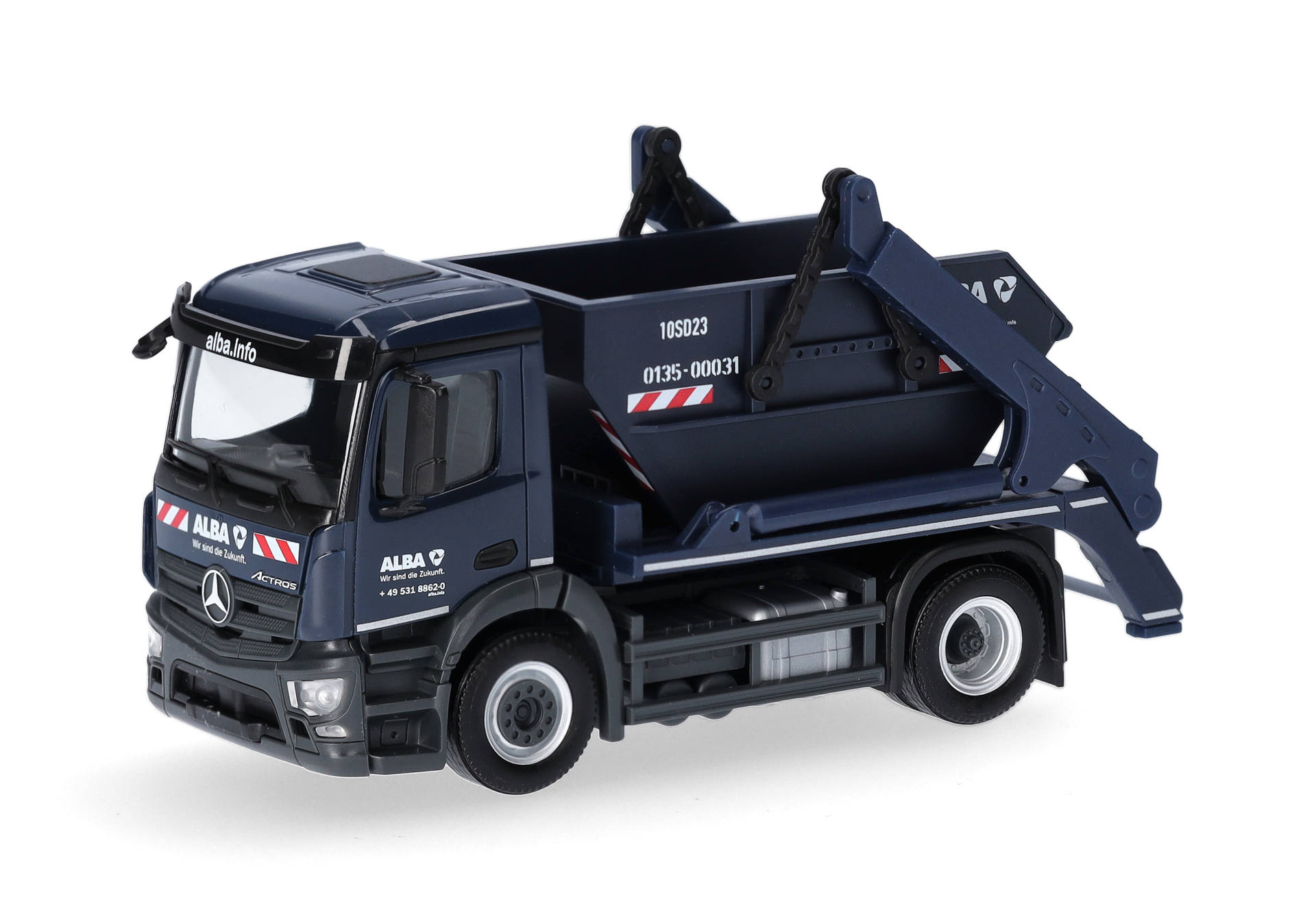 Mercedes-Benz Actros S skip loader AK12 "ALBA"