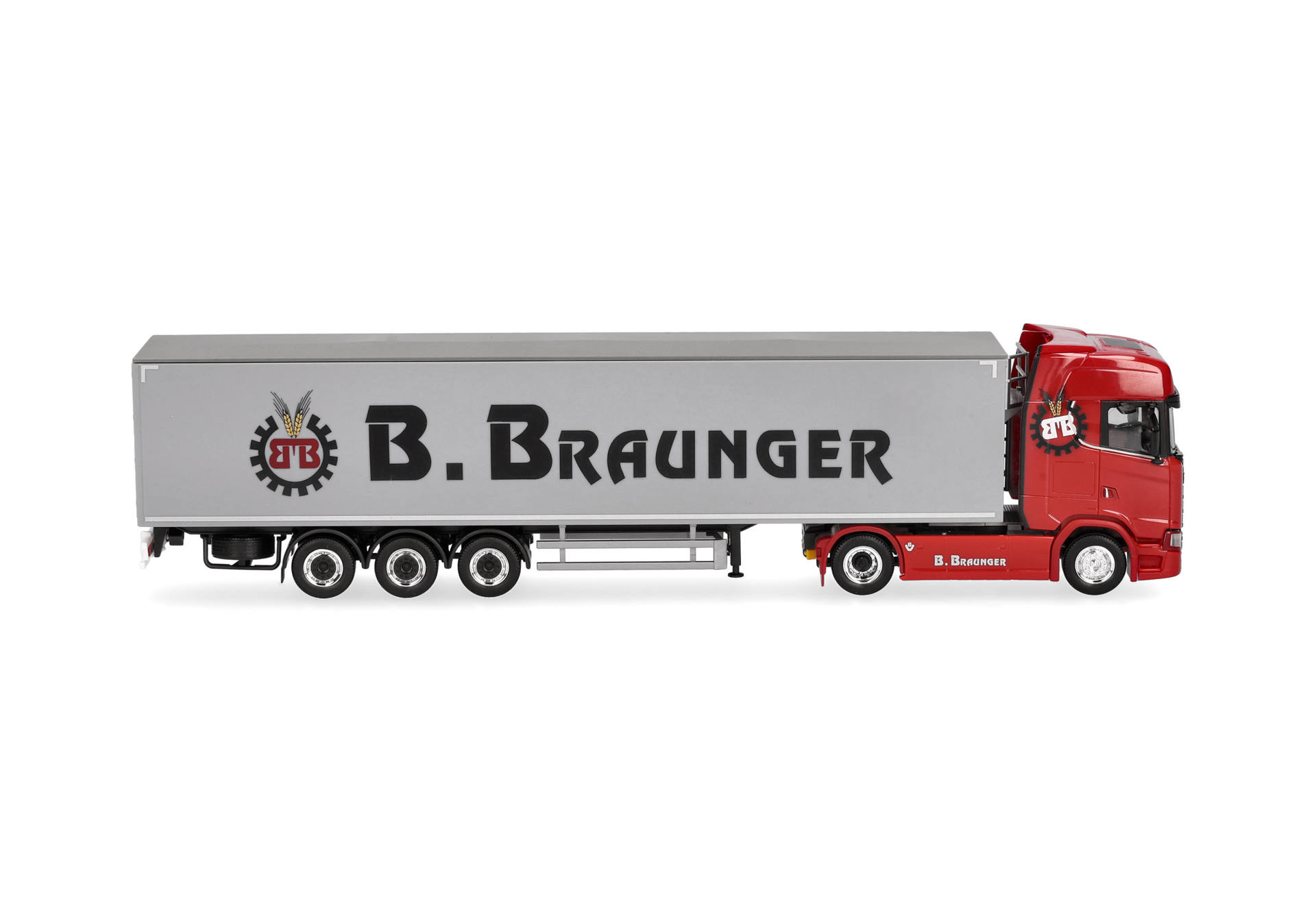 truck, semi-truck, trailer, box truck, red truck