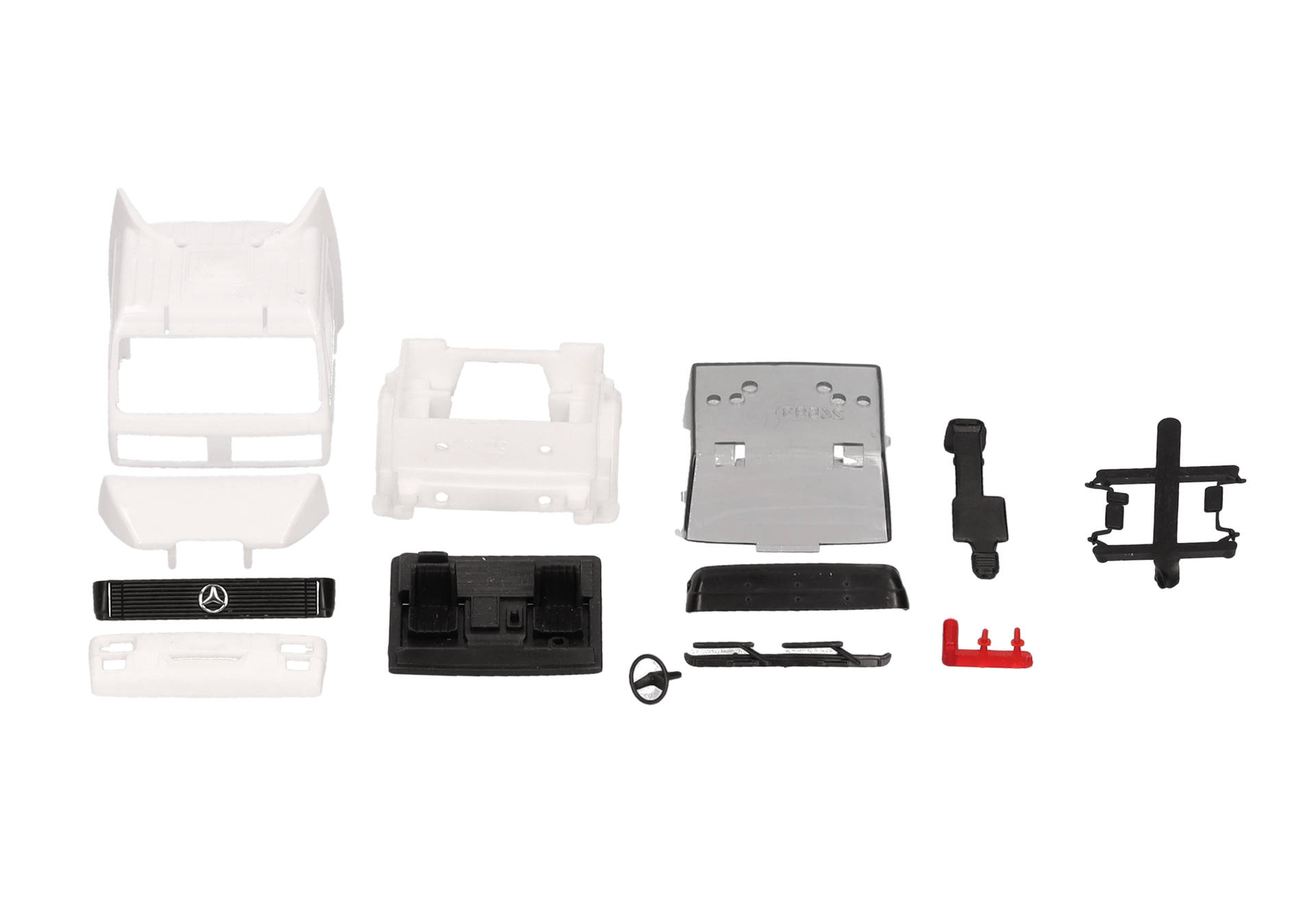 Parts Service: Mercedes-Benz SK88 flat roof with skirting, white (2 pieces)