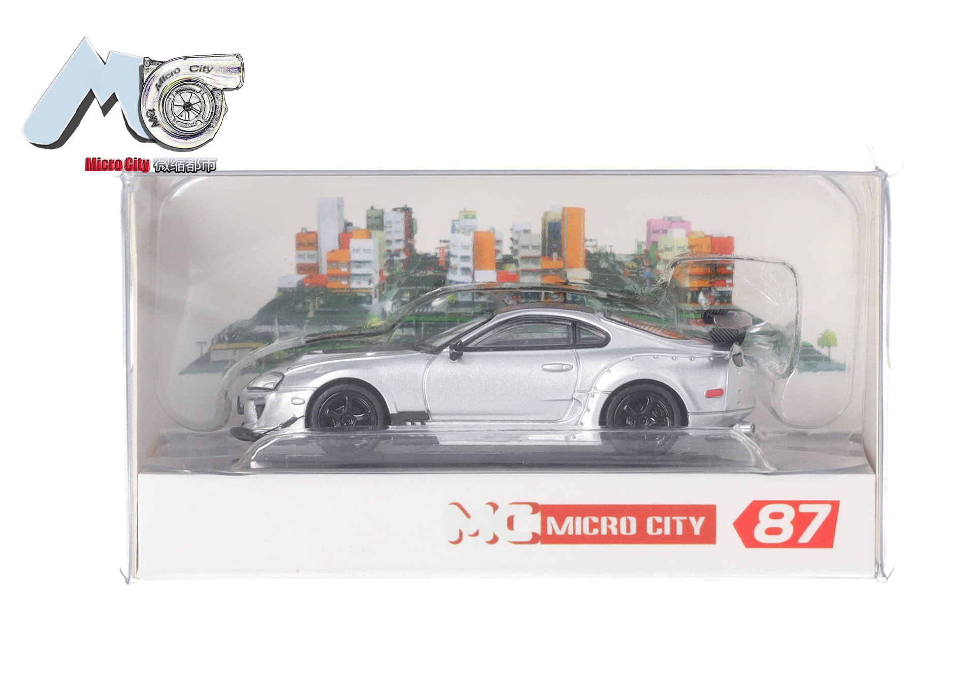 MicroCity: Toyota Supra, silver (1993-2002)