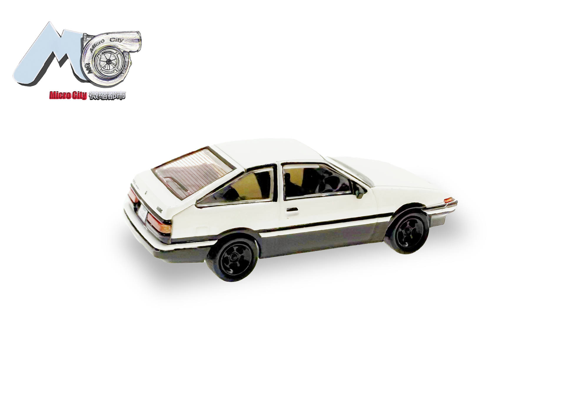 MicroCity: Toyota Corolla AE86, weiß