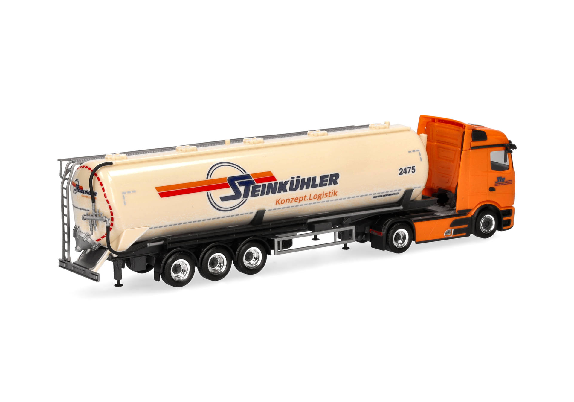 Mercedes-Benz Actros Procabin Streamspace bulk semitrailer "Steinkühler"
