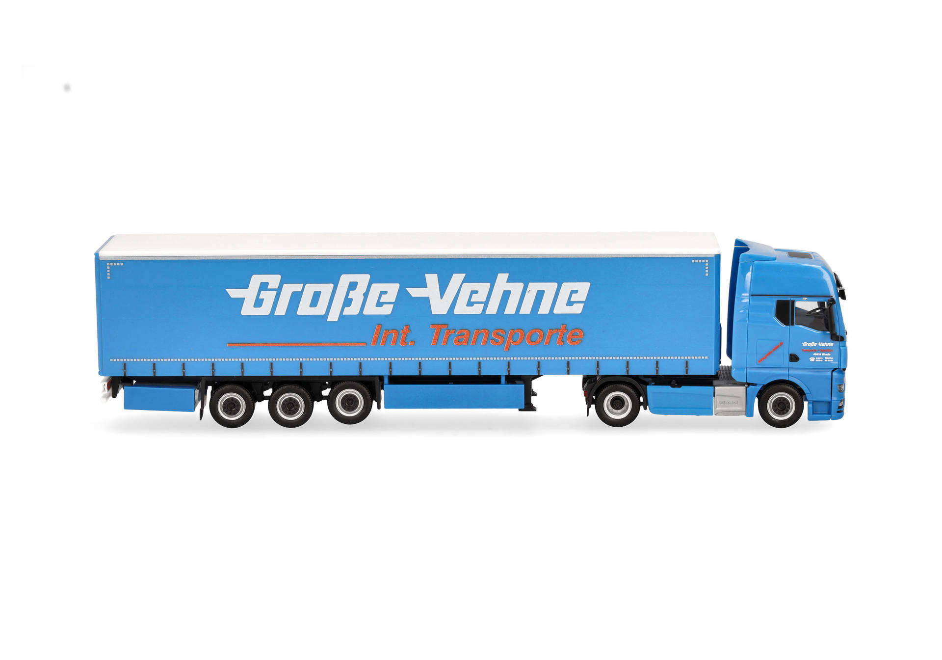 MAN TGX GX Gardinenplanen-Sattelzug "Große-Vehne"
