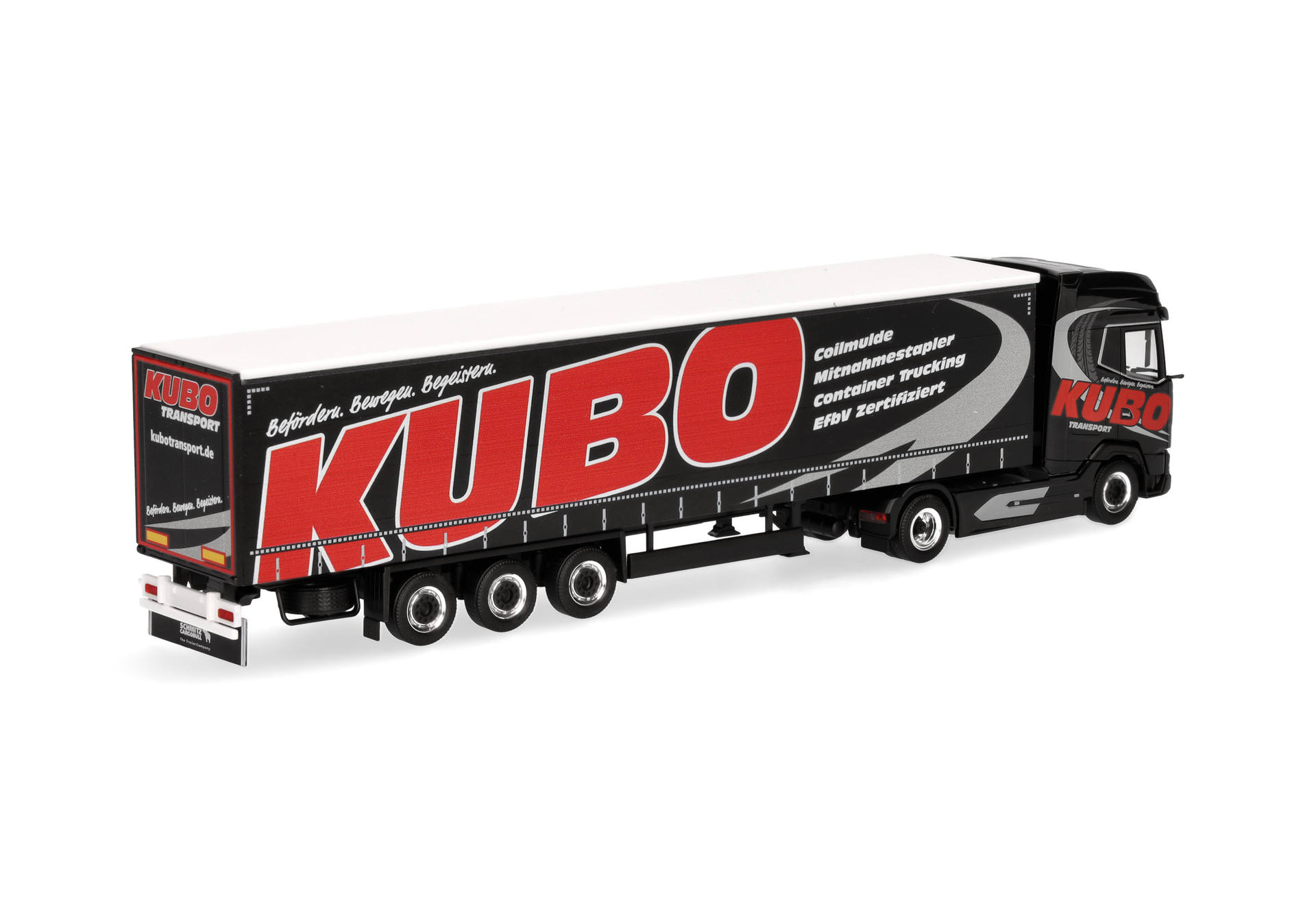 DAF XG+ curtain canvas semitrailer truck "KUBO"