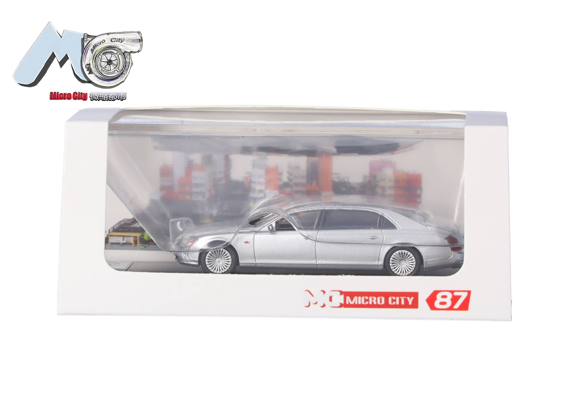 MicroCity: Maybach 62S, silver (2002-2013)
