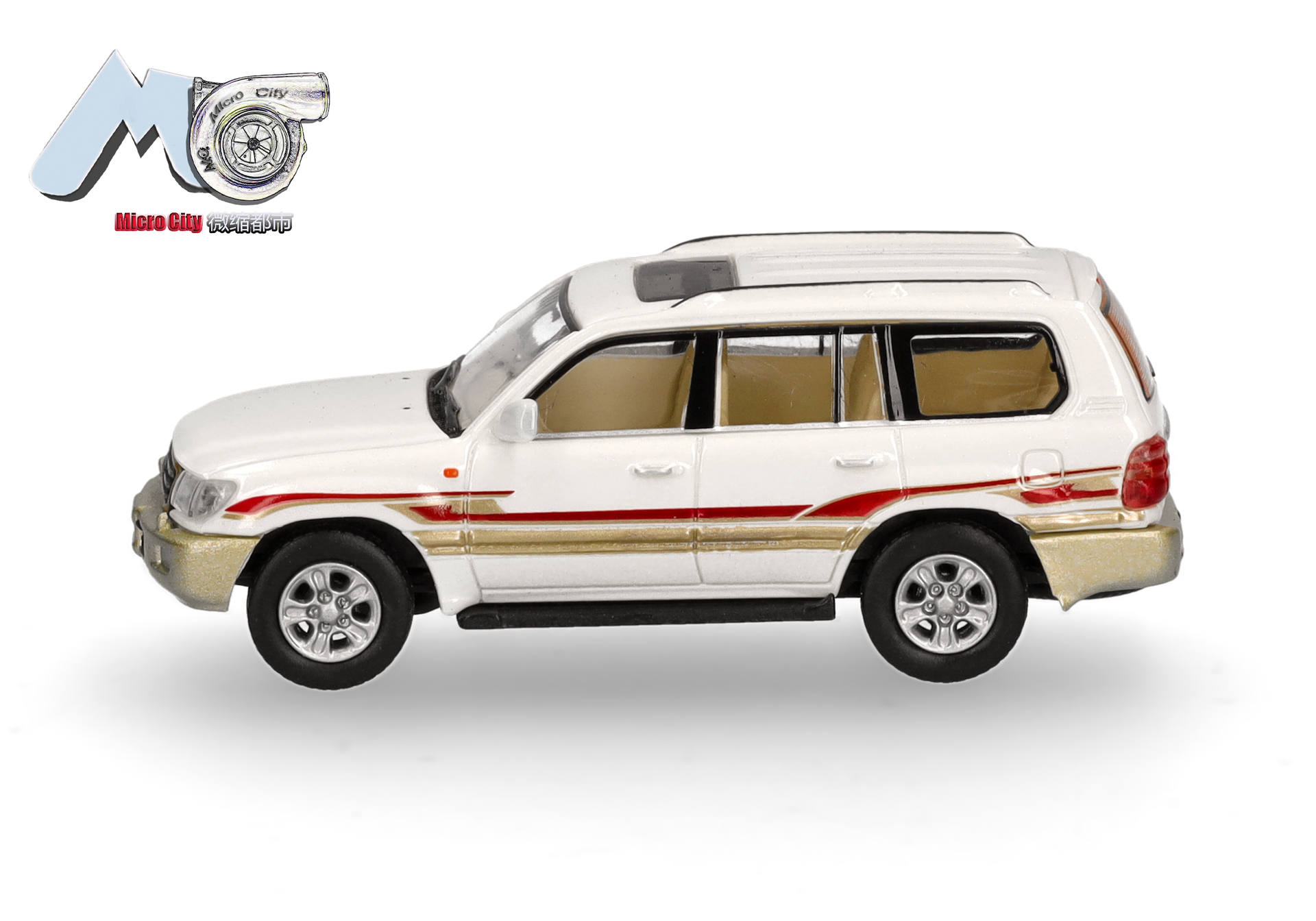 MicroCity: Toyota Landcruiser LC 100, weiß (1998-2007)