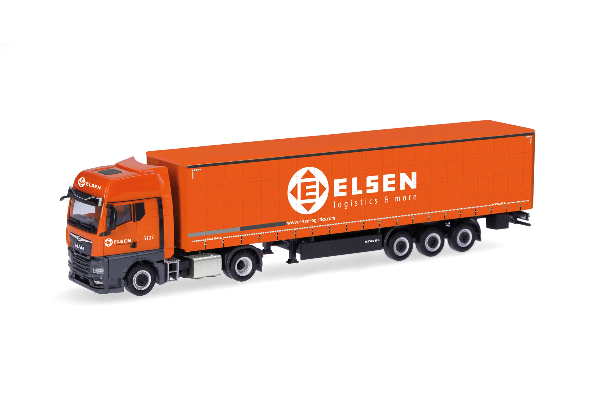 MAN TGX GX curtain canvas semitrailer "ELSEN"