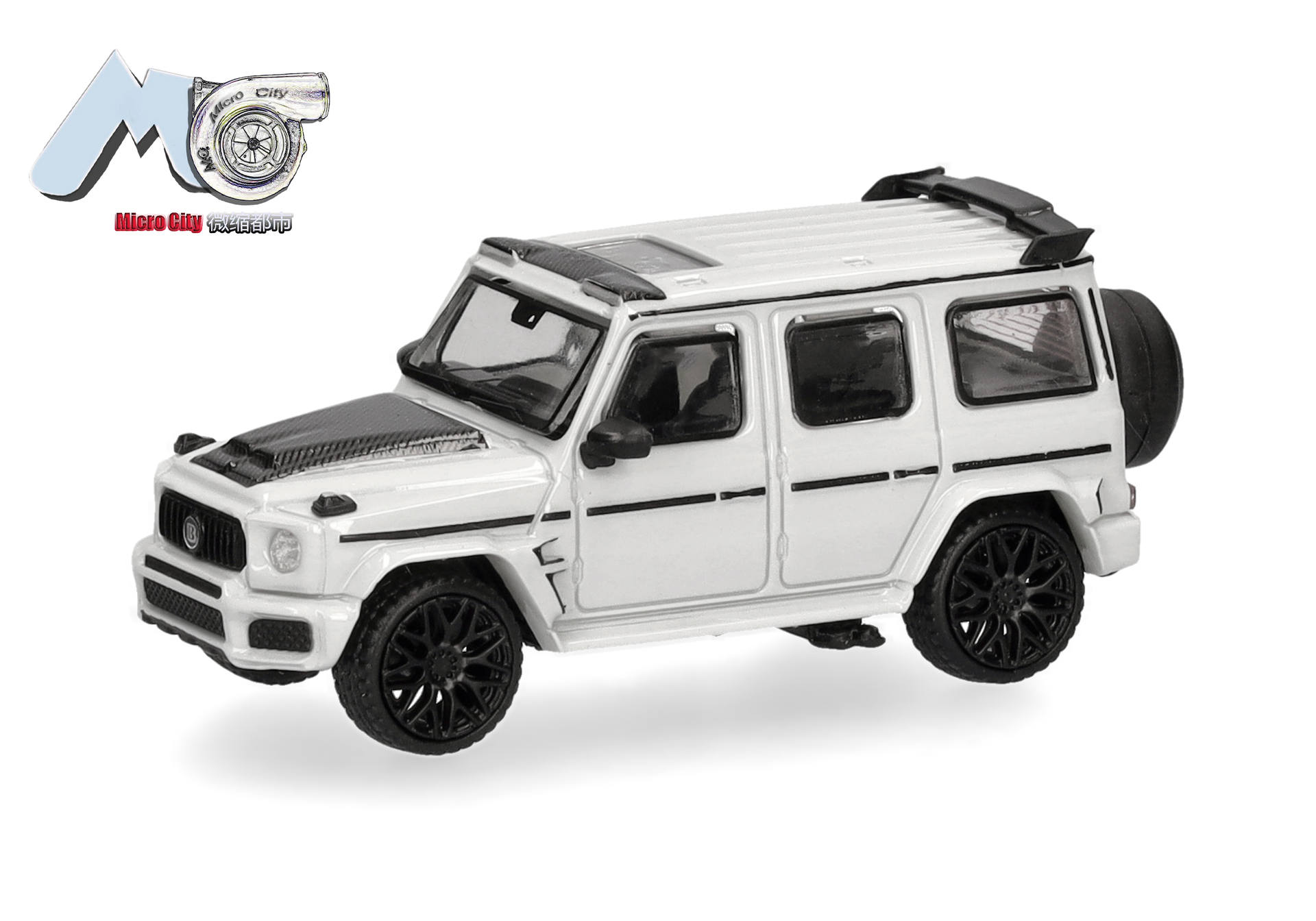 toy car, SUV, white, spare tire, roof rack