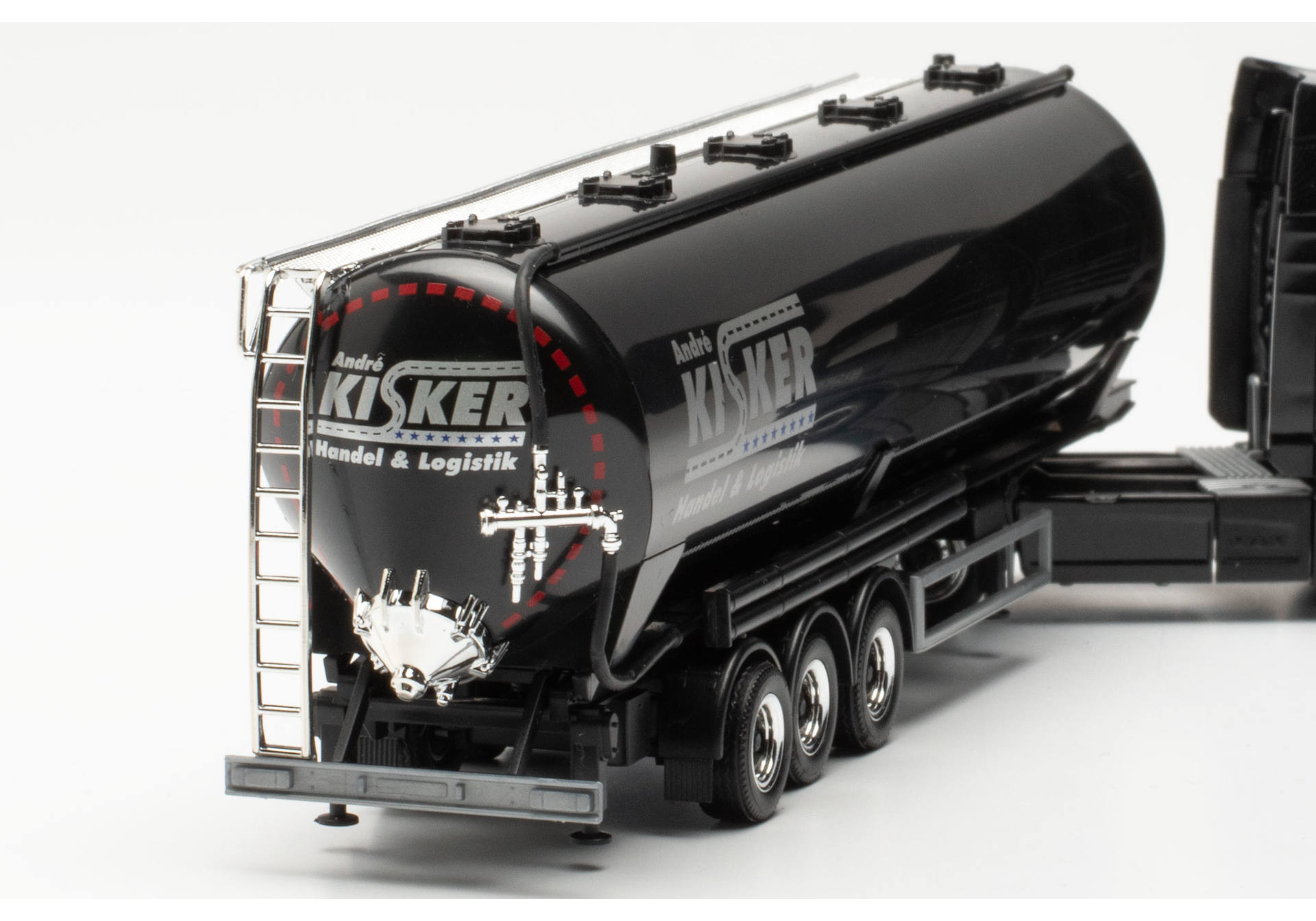MAN TGX GM silo container semitrailer "Kisker" (Lower Saxony/Bramsche)
