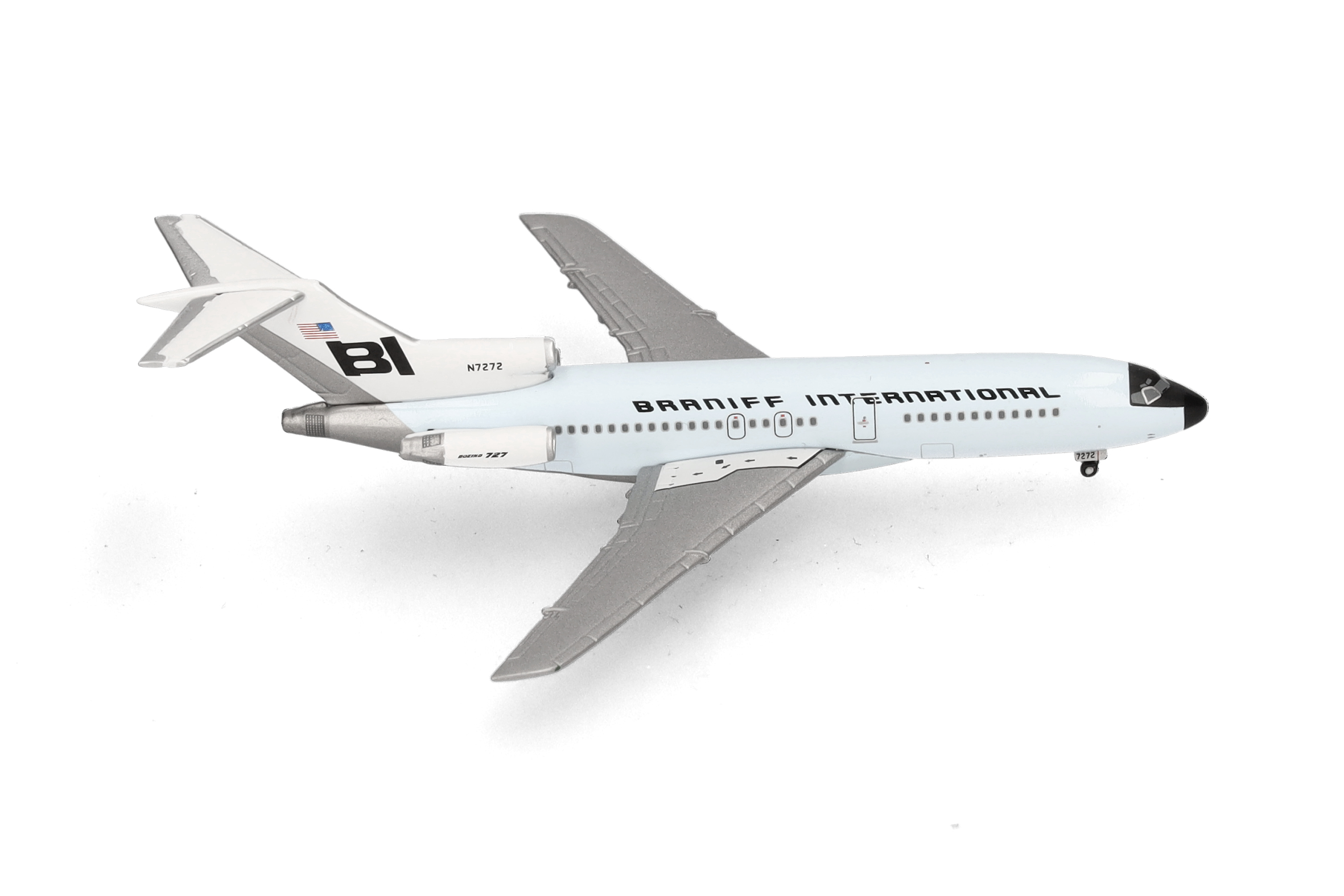 Braniff International Boeing 727-100 - Solid Light Sky Blue