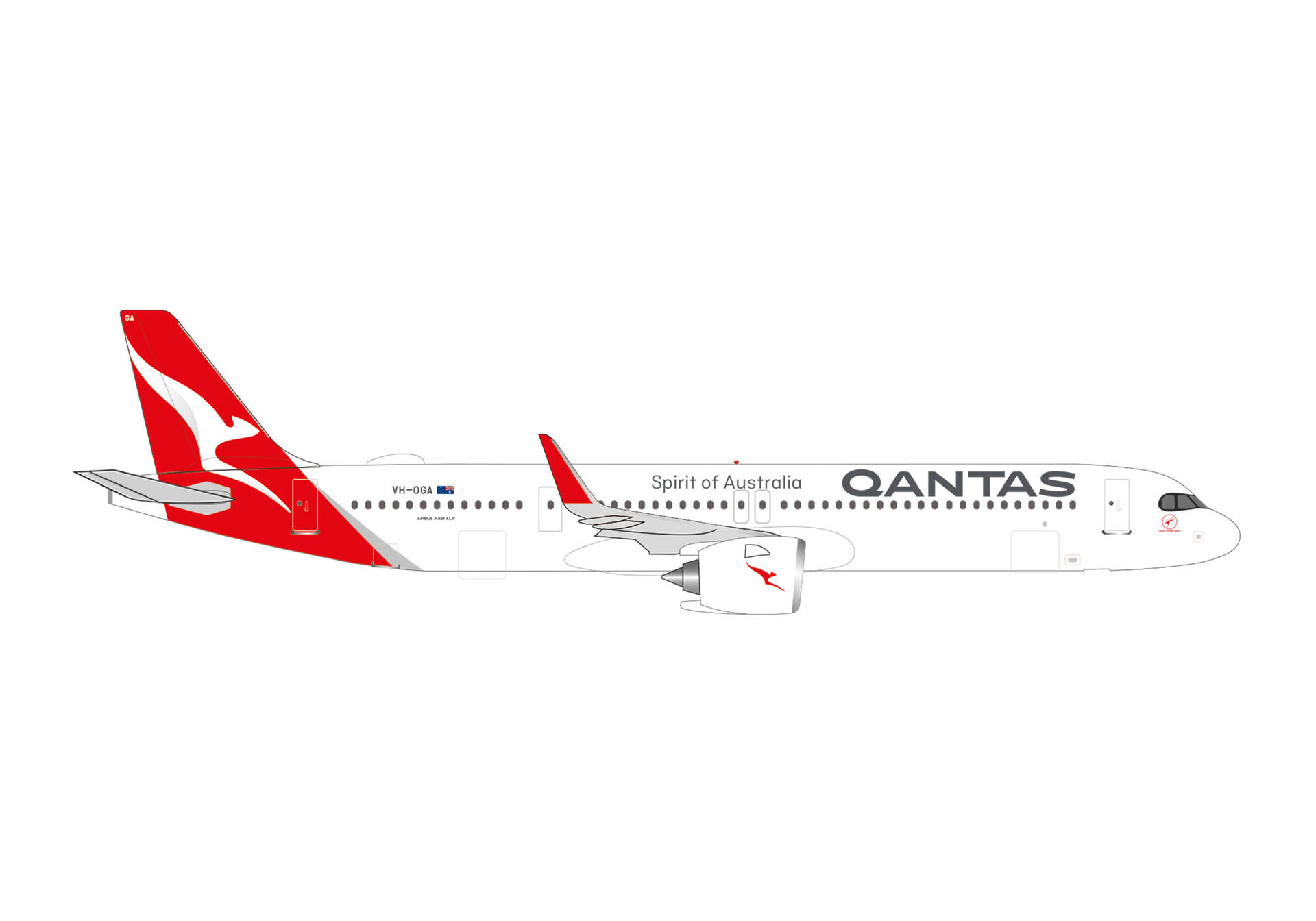 Qantas Airbus A321XLR - VH-OGA "Great Ocean Road"