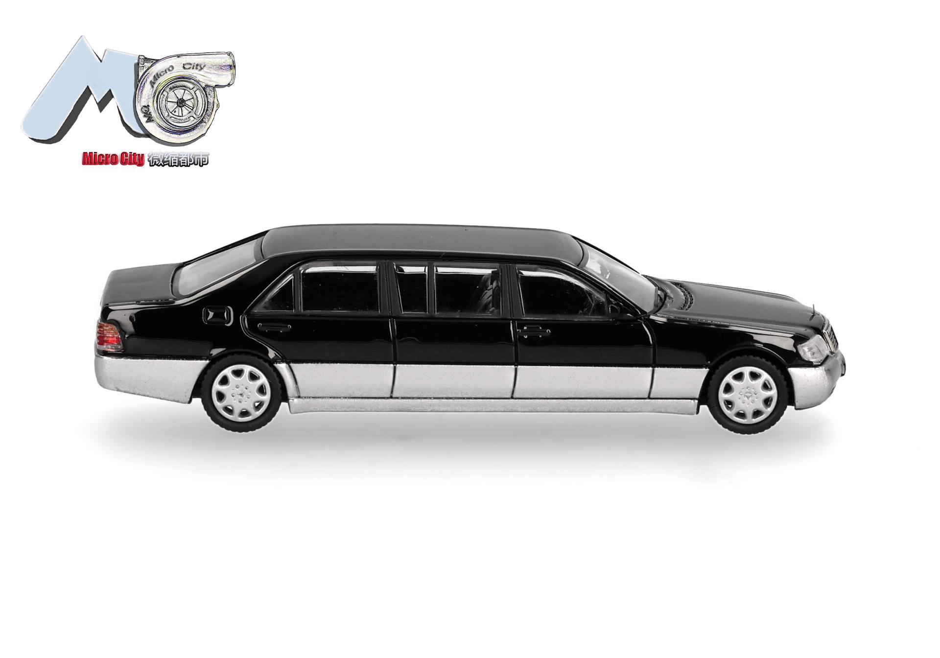 MicroCity: Mercedes-Benz S600 Pullman, black/silver