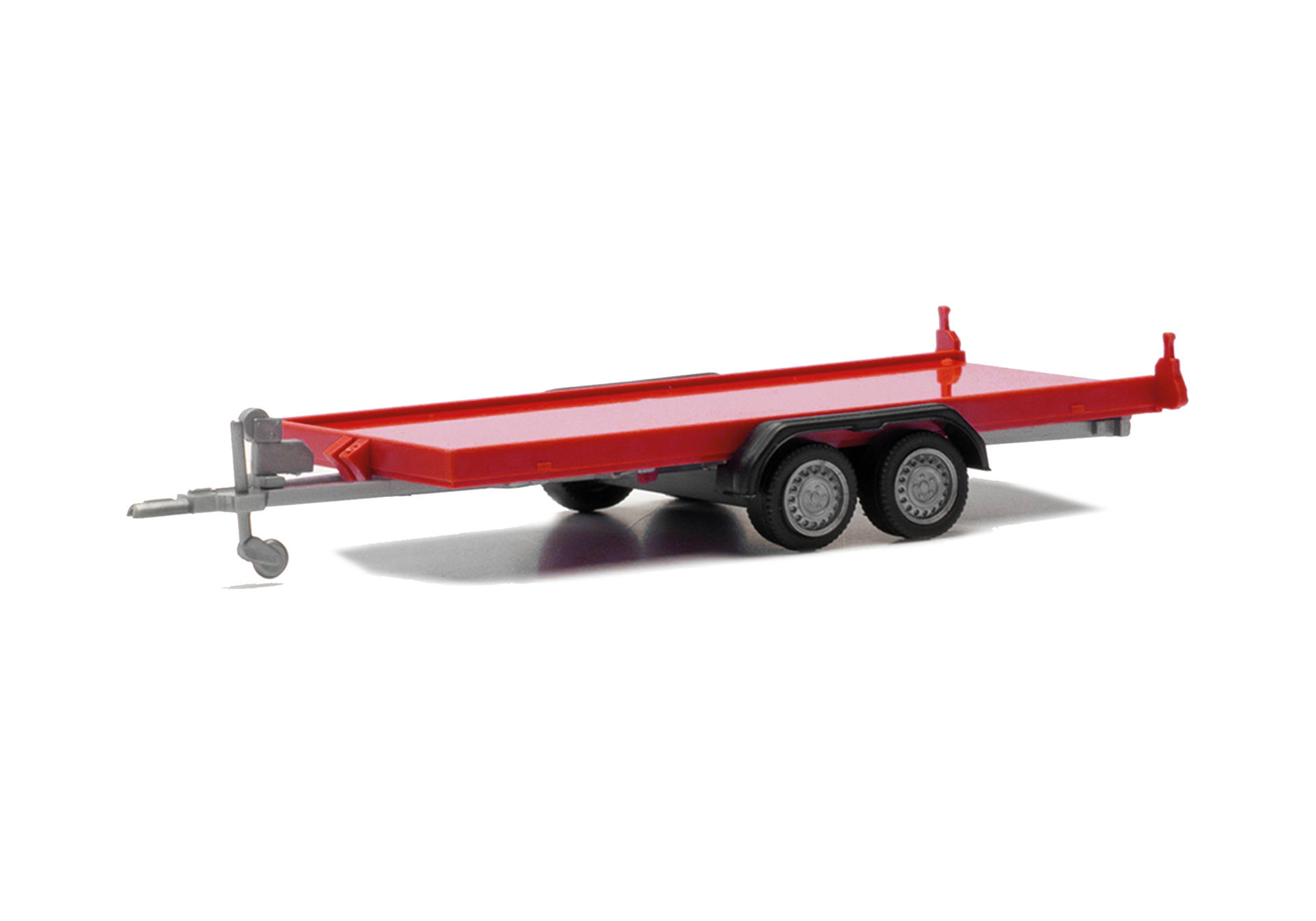 Transport trailer for passenger cars, 2axles, red