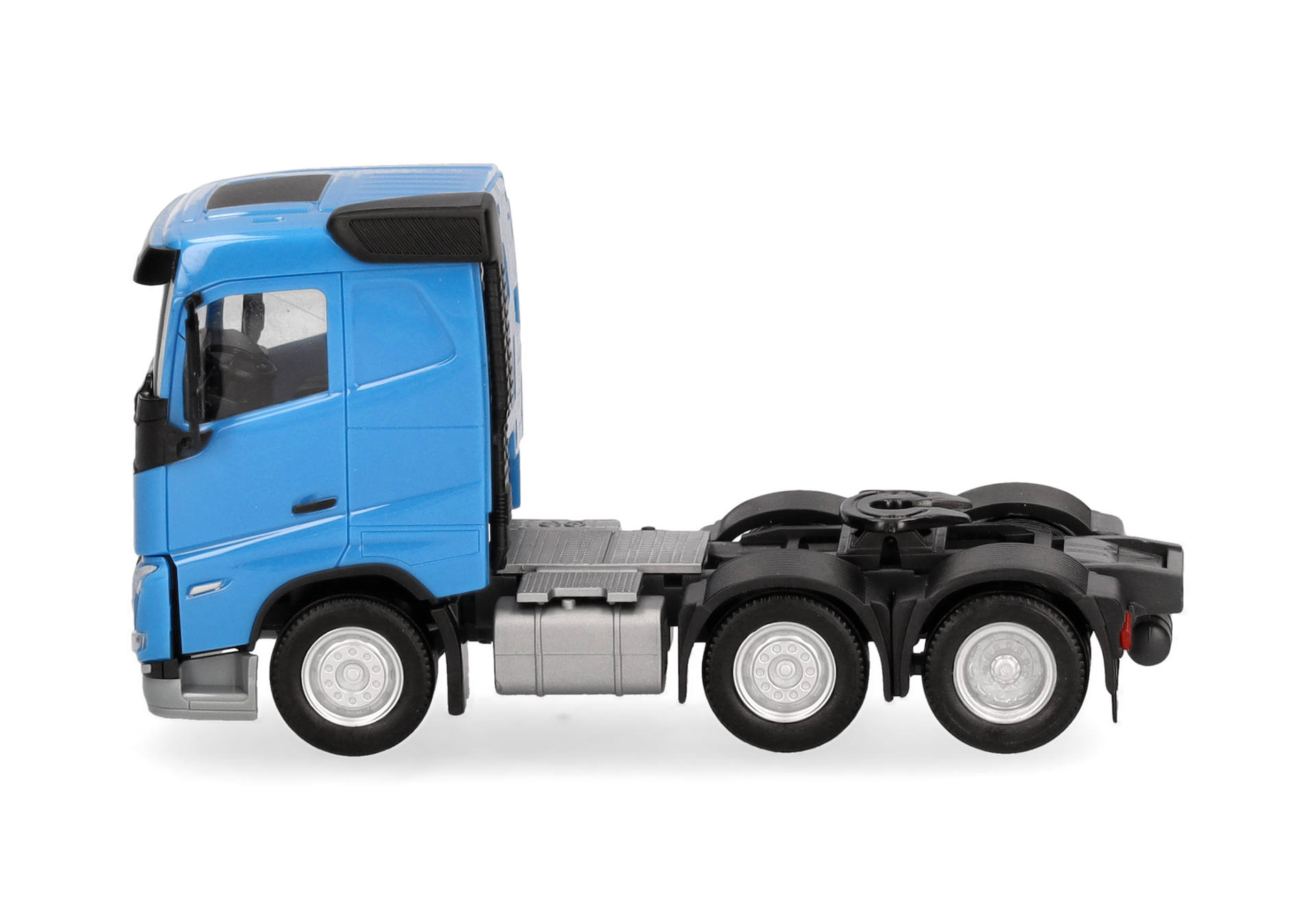 Volvo FH Flachdach Zugmaschine 3achs (6x2), himmelblau