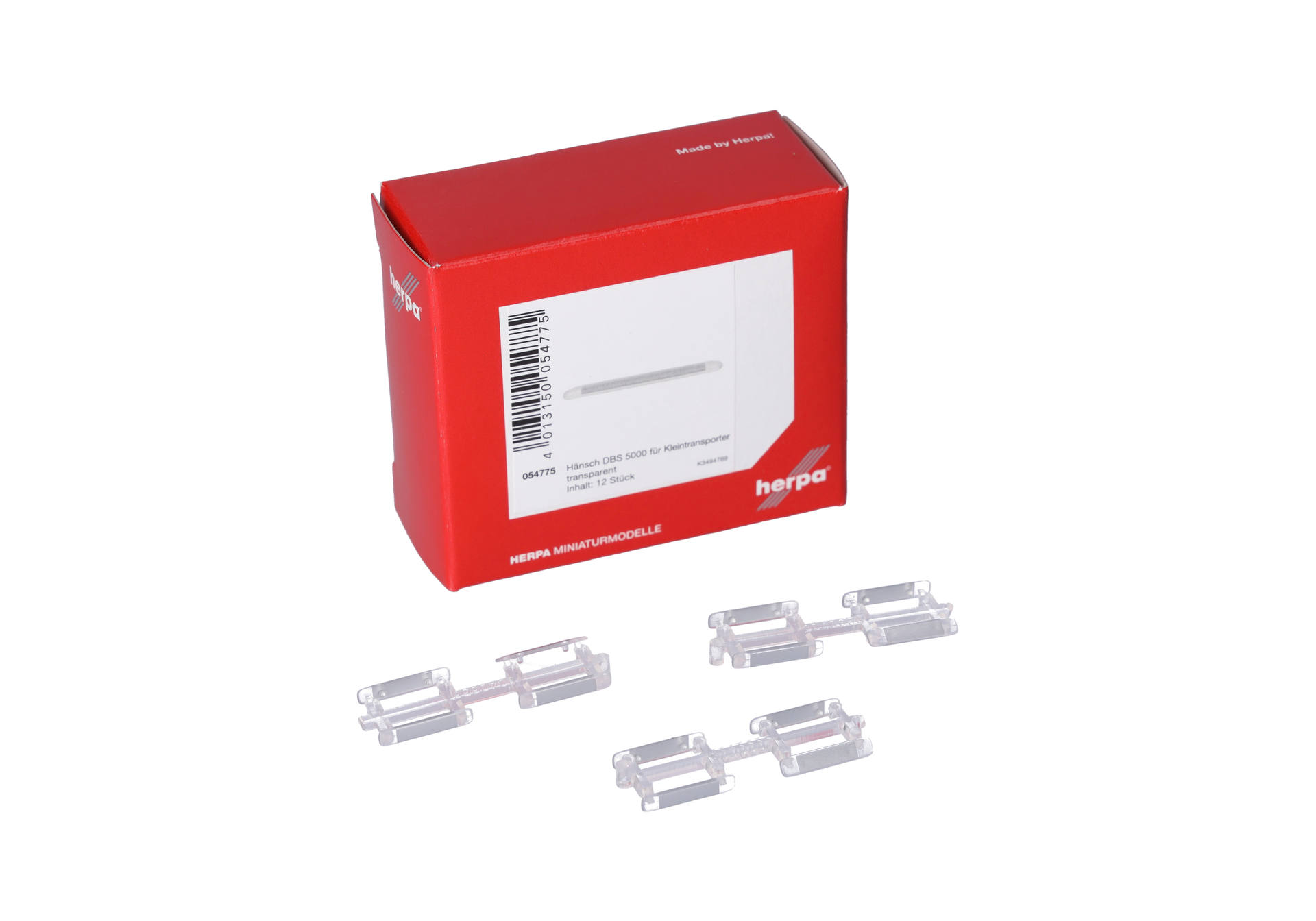 Accessories: Hänsch DBS 5000 for vans/transporter, clear transparent (12 pieces)