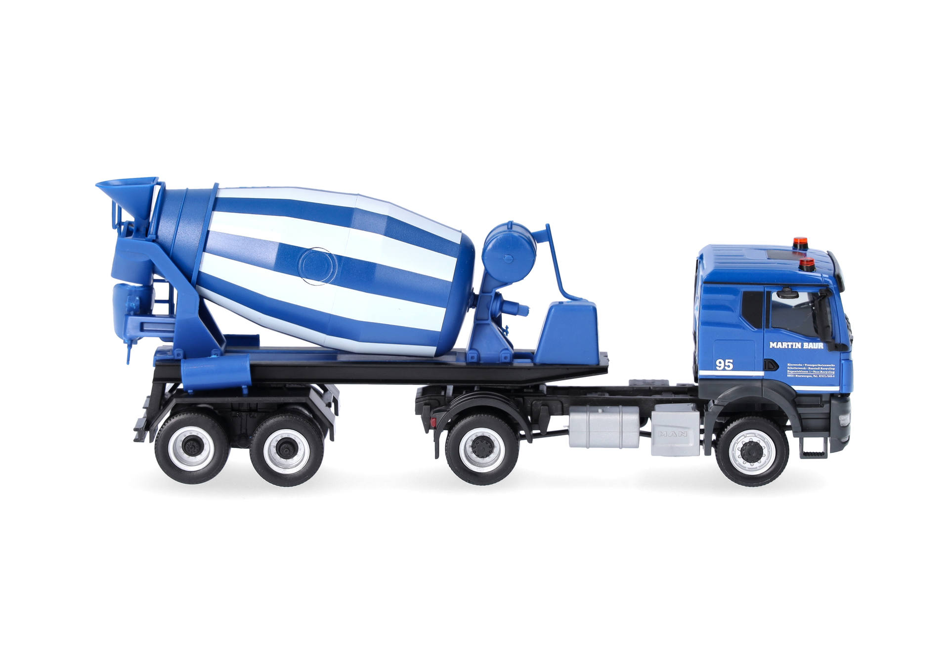 Zementmischer, Lastwagen, Blau, Bau|Konstruktion, Spielzeug