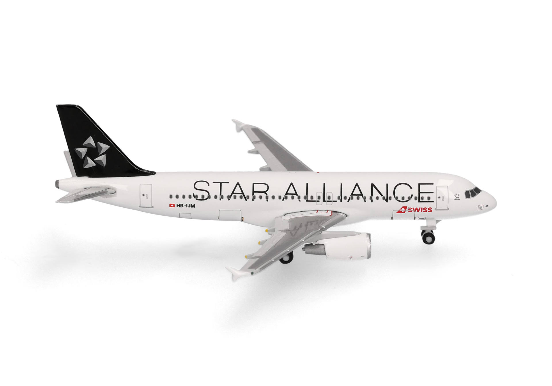 airplane, aircraft, commercial jet, tail logo, livery design, airplane, model, jet, Swiss, star alliance