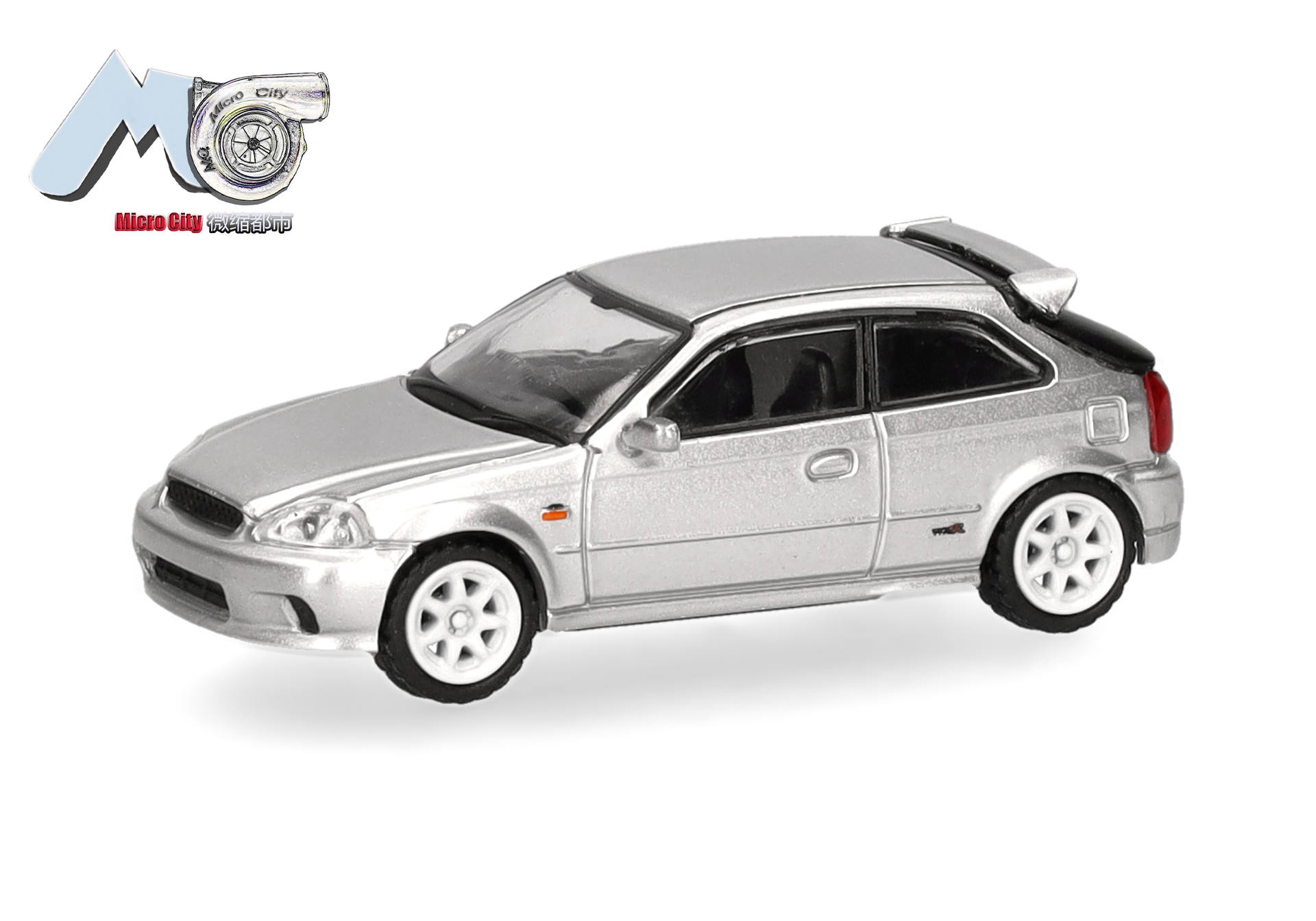 toy car, die-cast, silver, sedan, 2-door