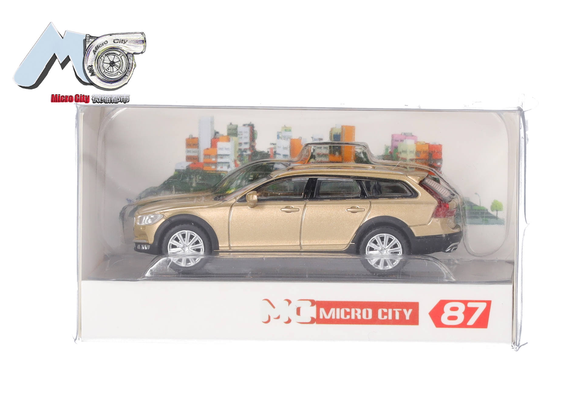 MicroCity: Volvo V90, gold (2017)
