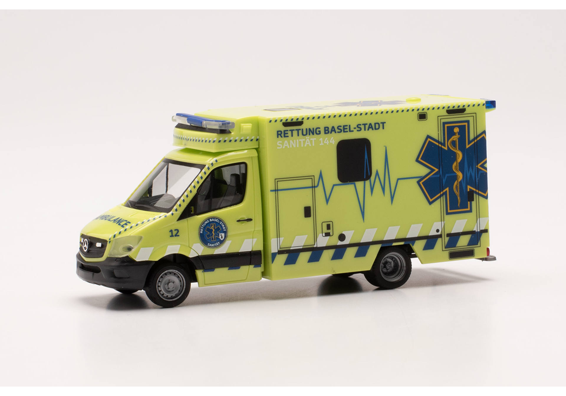 Mercedes-Benz Sprinter '13 rescue vehicle "JSD Basel-Stadt" (Department of Justice and Security of Basel-City)