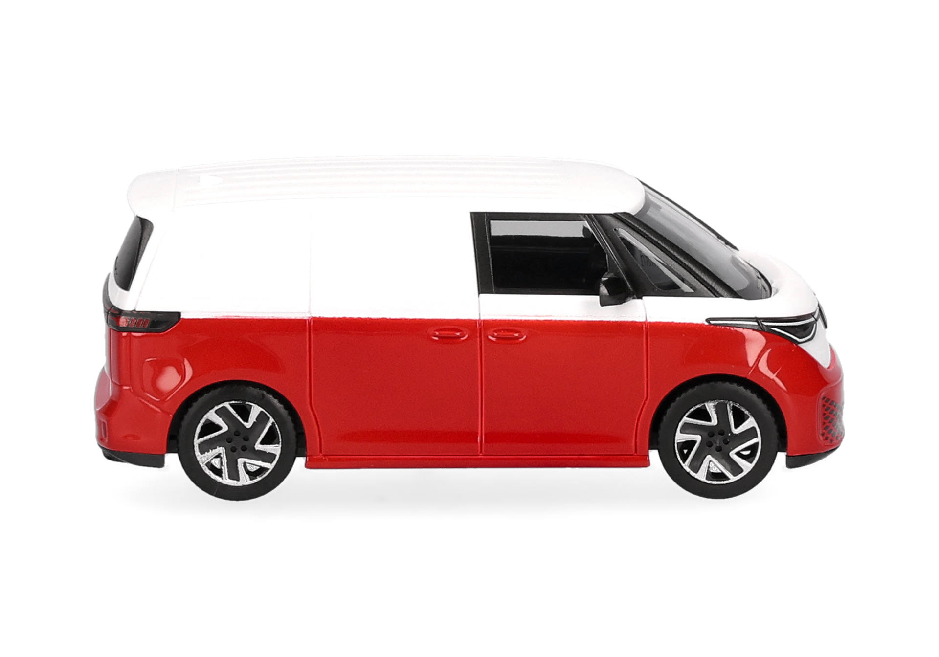 Volkswagen (VW) ID. Buzz Cargo, bicolor, white/red