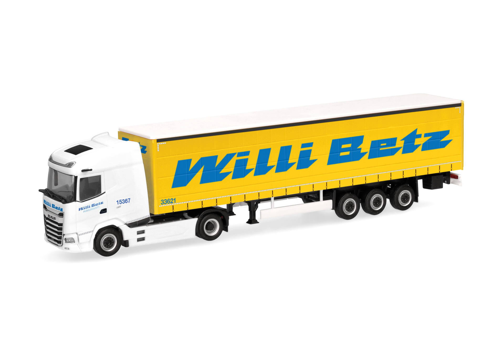 DAF XG facelift curtain canvas semitrailer "Willi Betz" (Baden-Württemberg/Reutlingen)