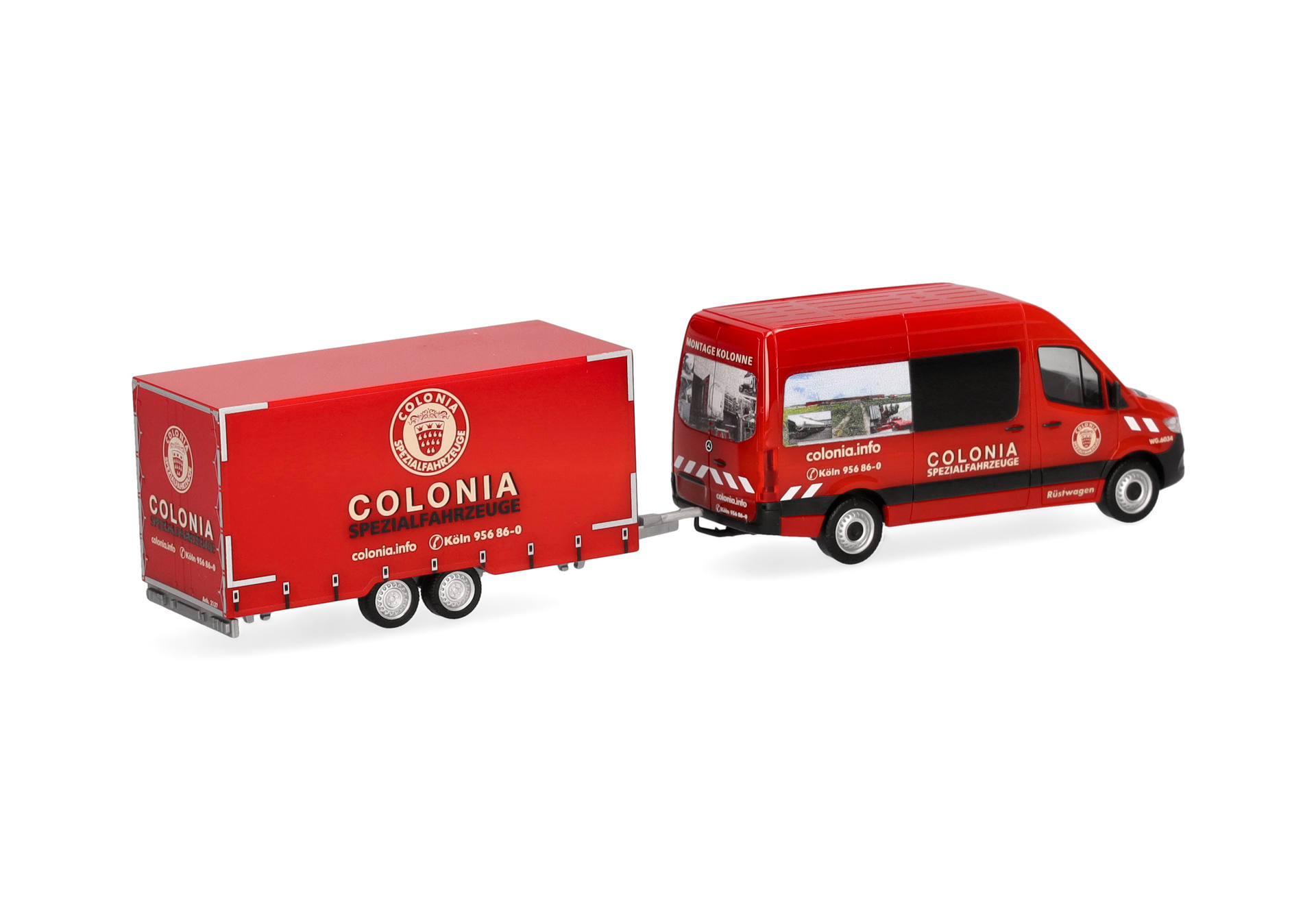 Mercedes-Benz Sprinter '18 Halbbus Hochdach mit Tandemhänger "Colonia"