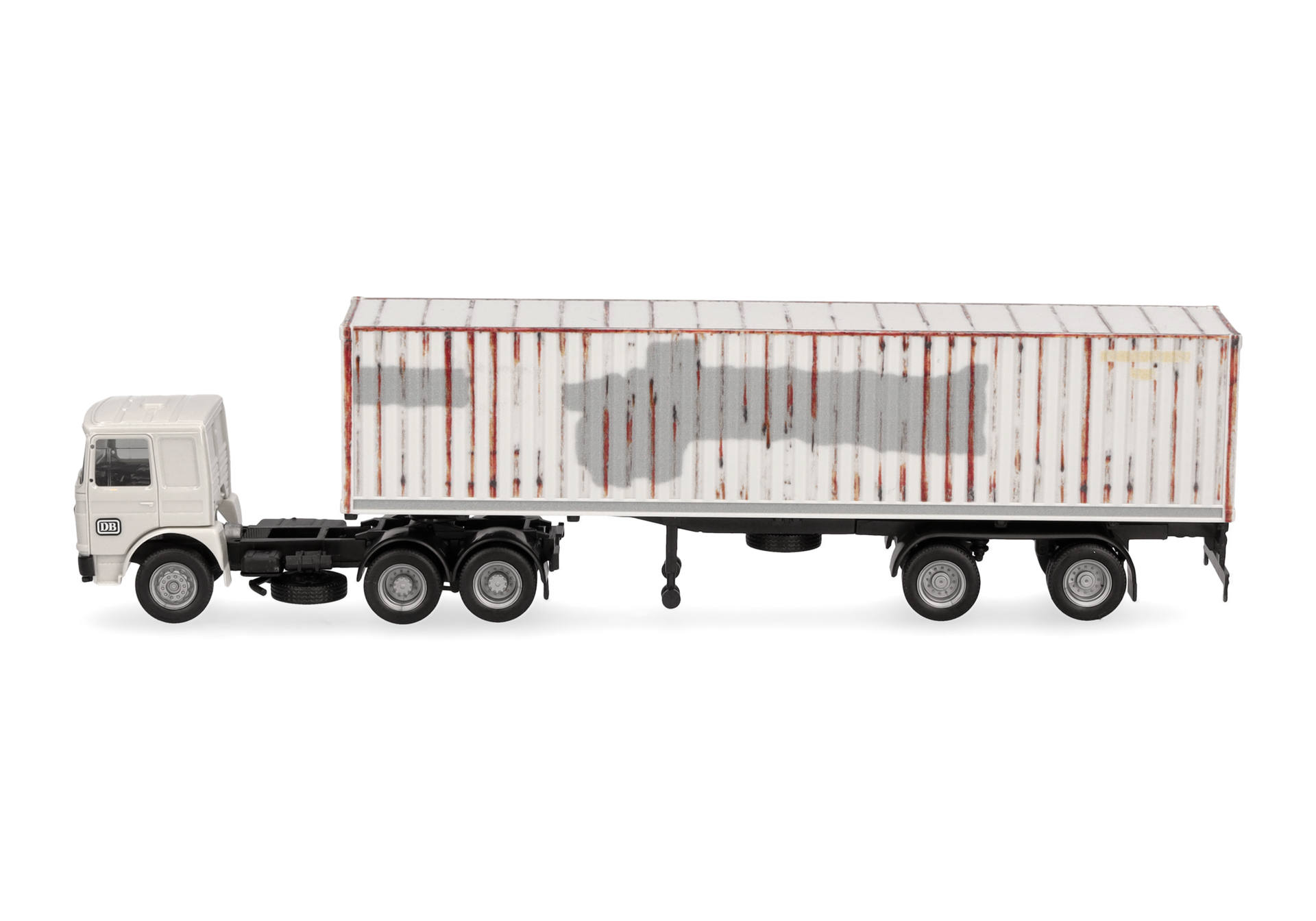 MAN F8 container semitrailer truck "DB" MAN F8 container semitrailer truck "DB"