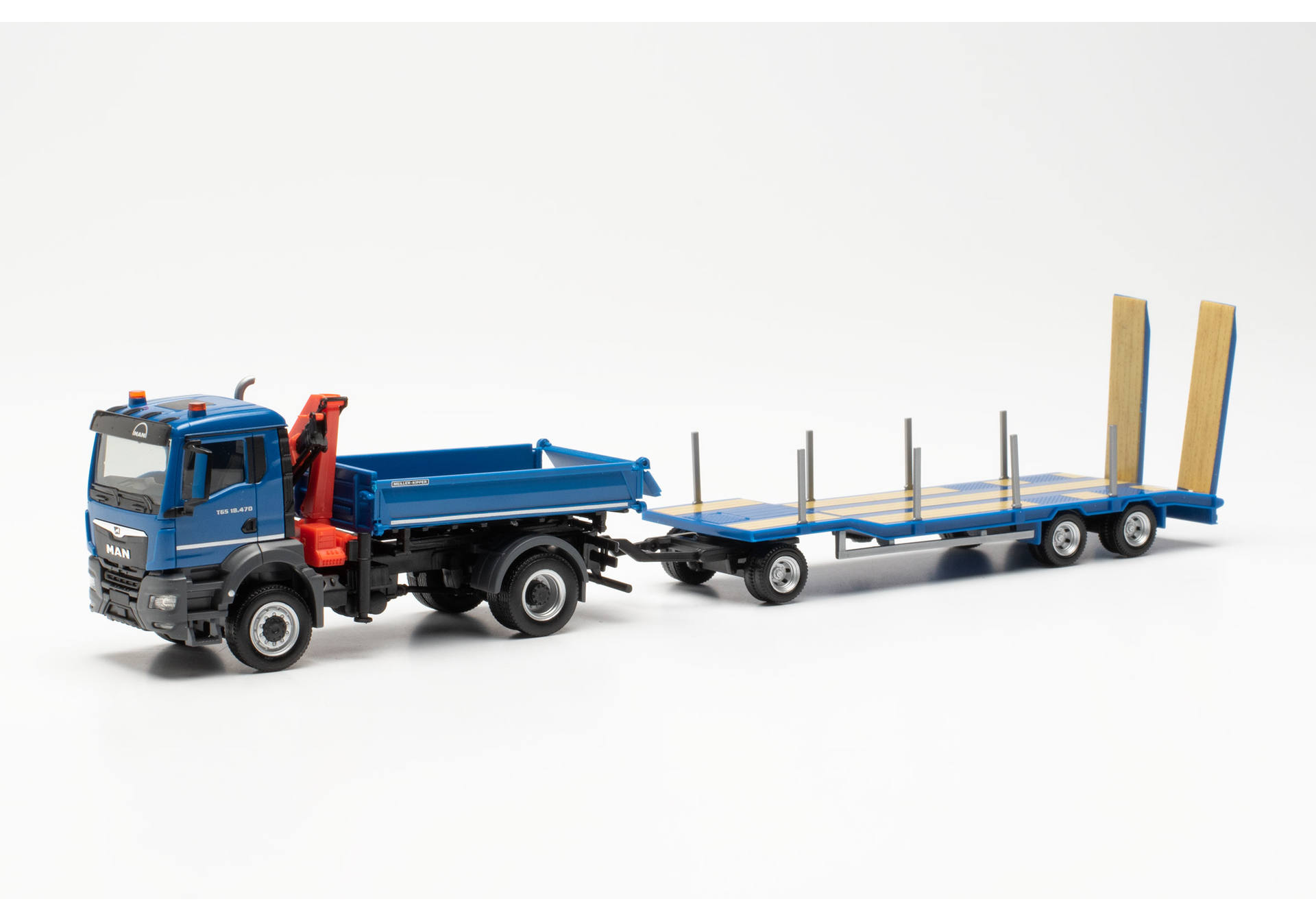 MAN TGS NN three-way tipper with TU3 trailer "MAN"