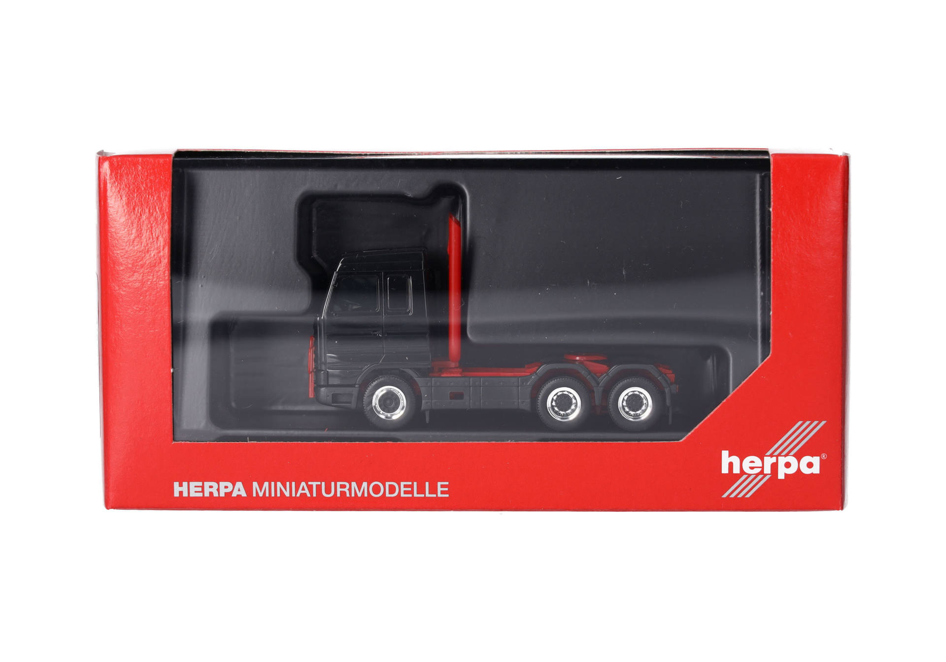 Scania 143 Streamline rigid tractor 3axles (6x4), black 