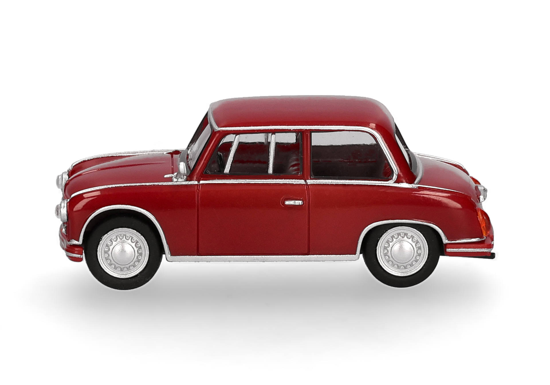 toy car, model car, red color, hatchback, metallic chrome