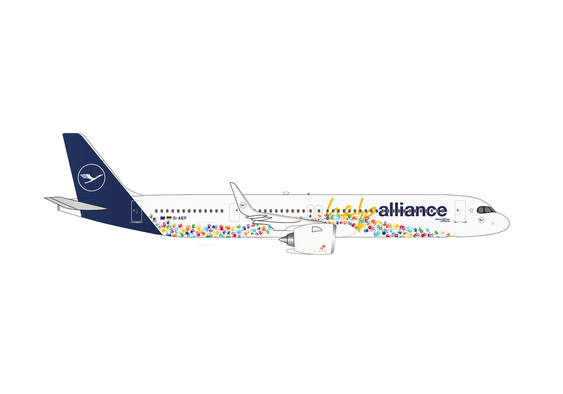 Lufthansa Airbus A321neo "Help Alliance" - D-AIEP