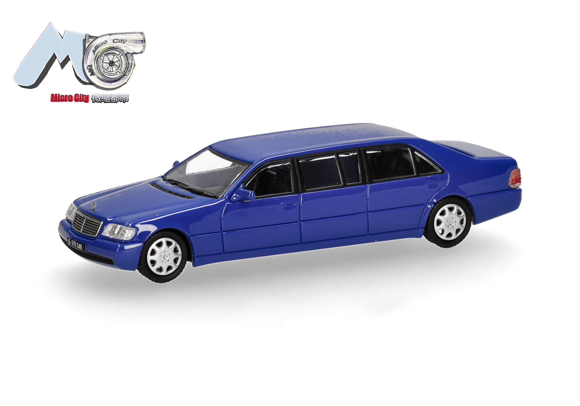 MicroCity: Mercedes-Benz S600 Pullman, blue