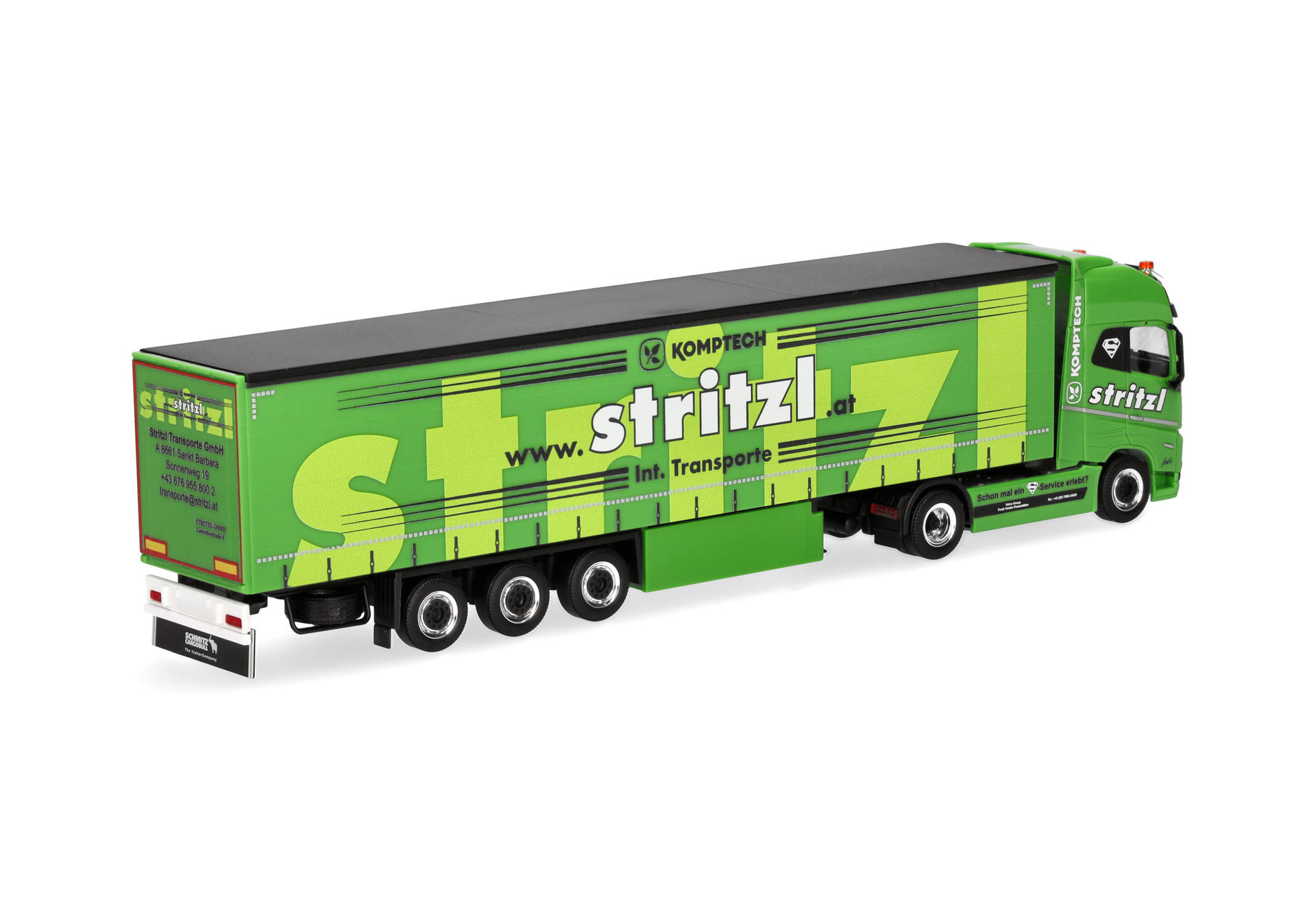 Volvo FH16 GL XL 2020 curtain canvas semitrailer truck "Stritzl" (Austria)