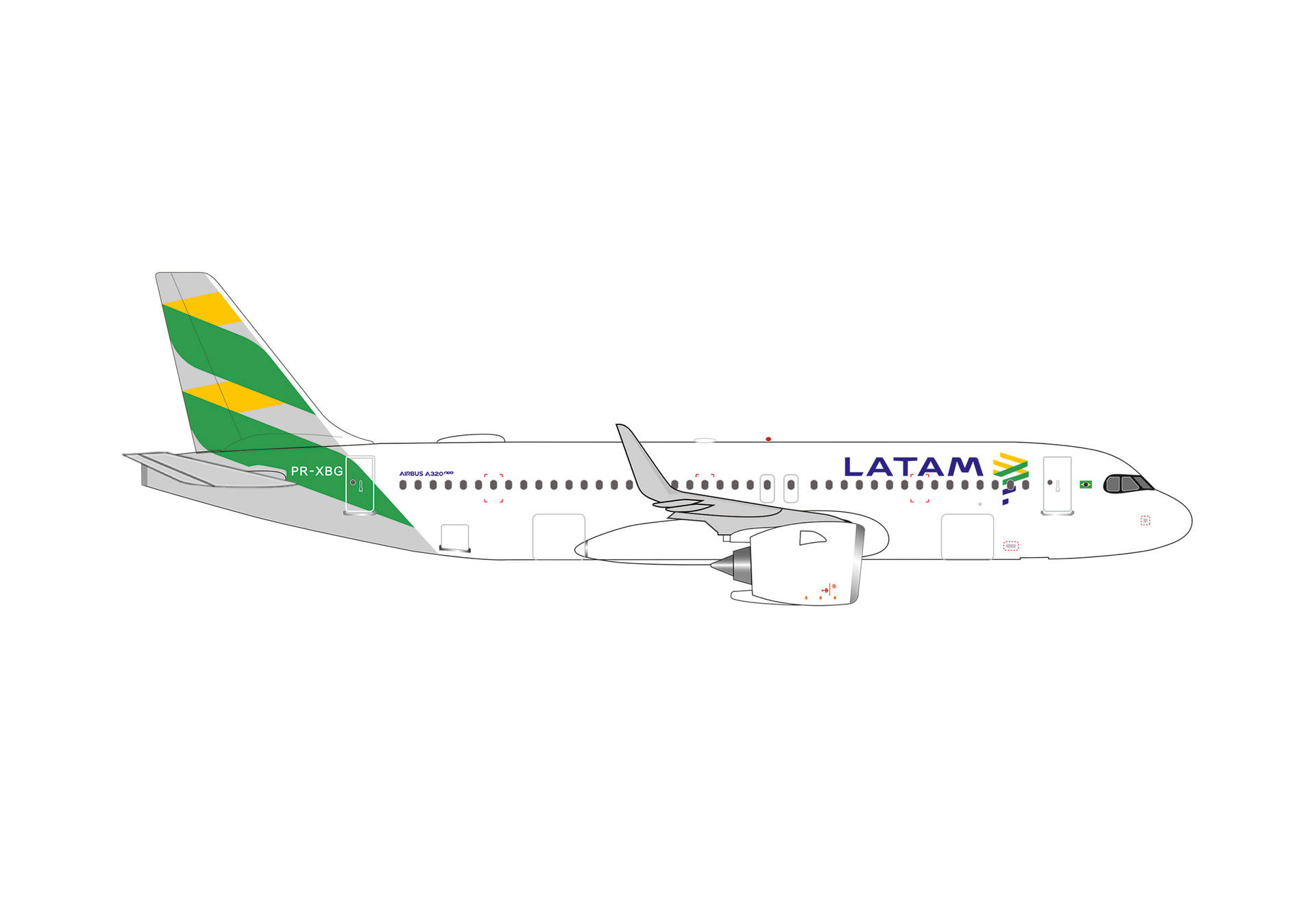 aircraft, airplane, jet, livery, latam